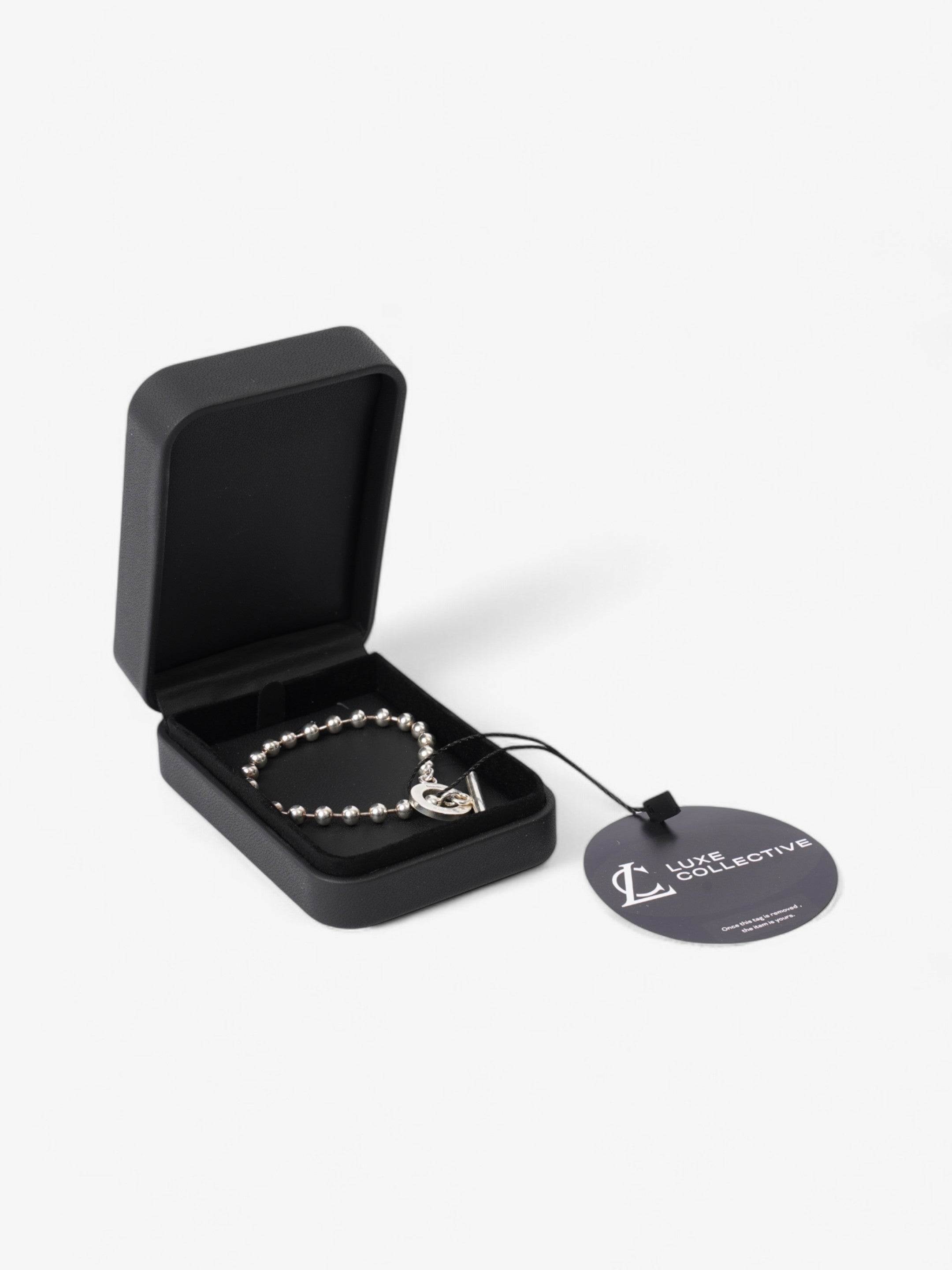 Gucci Ball Chain Bracelet Silver Silver Sterling 15cm