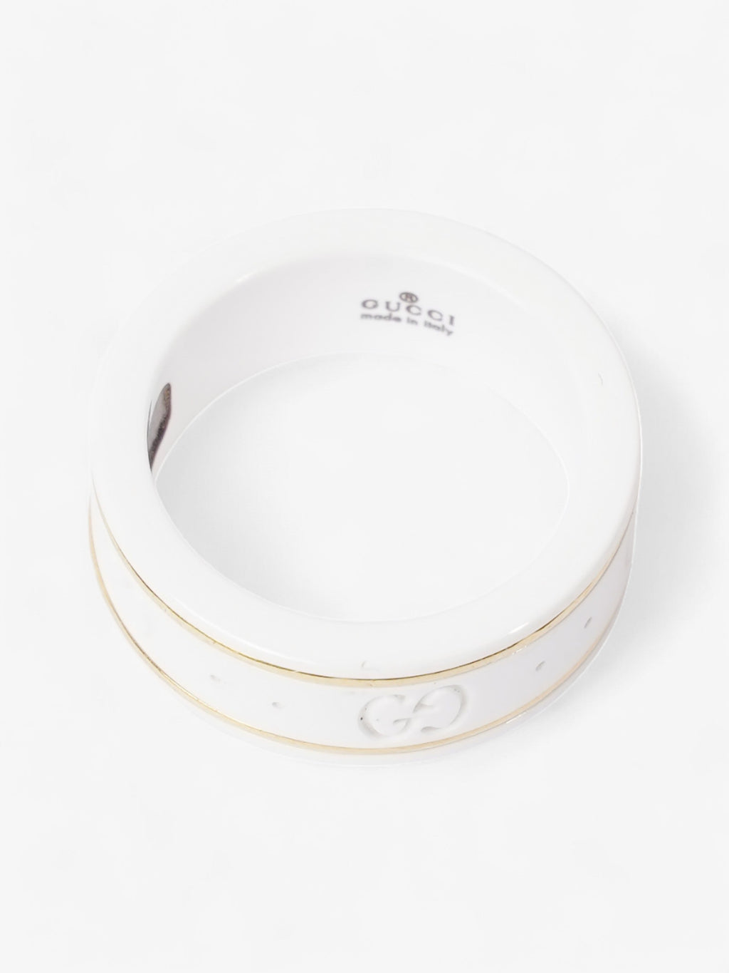 Gucci Icon Ring White / Gold 9