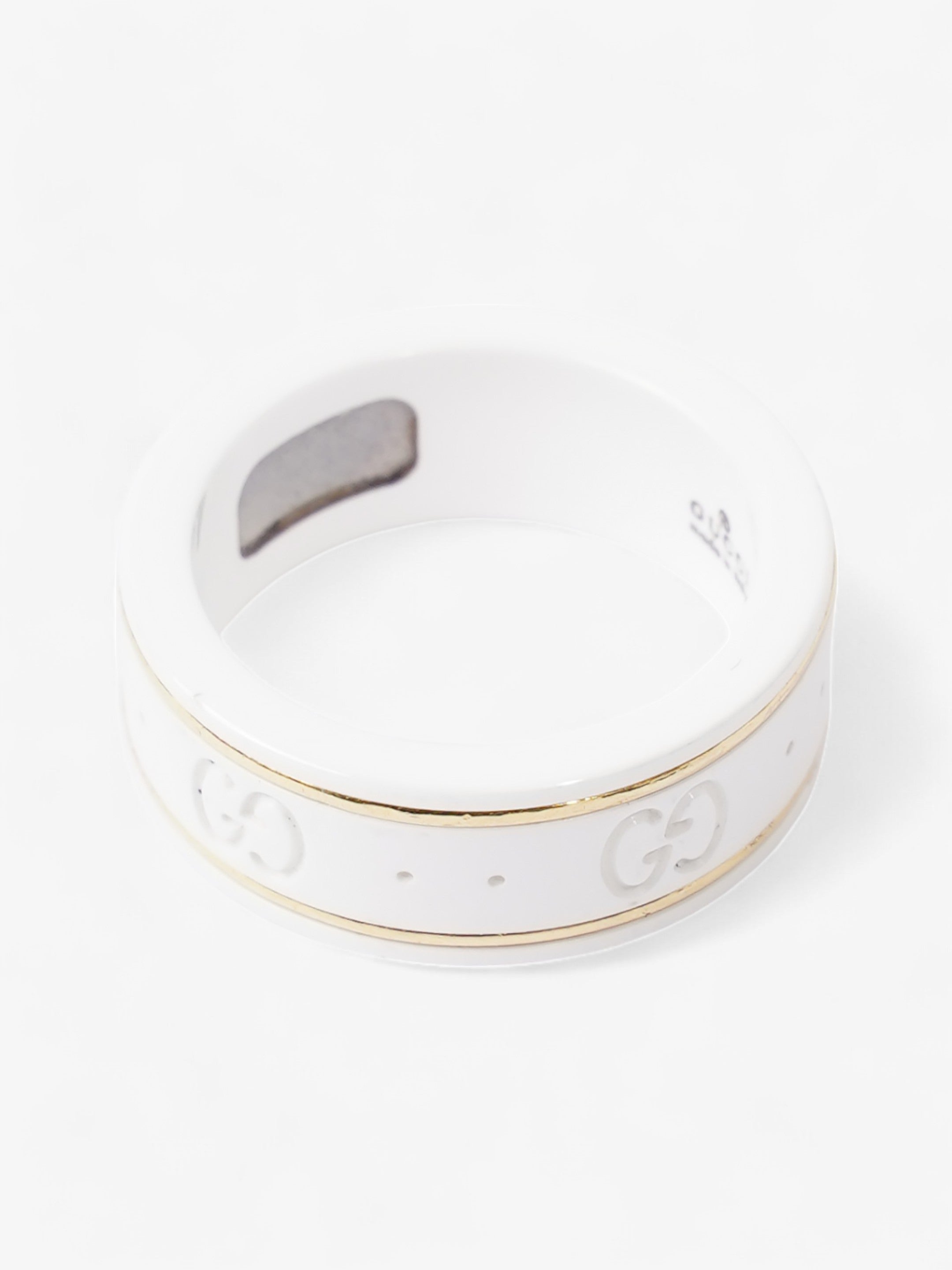 Gucci Icon Ring White / Gold 9