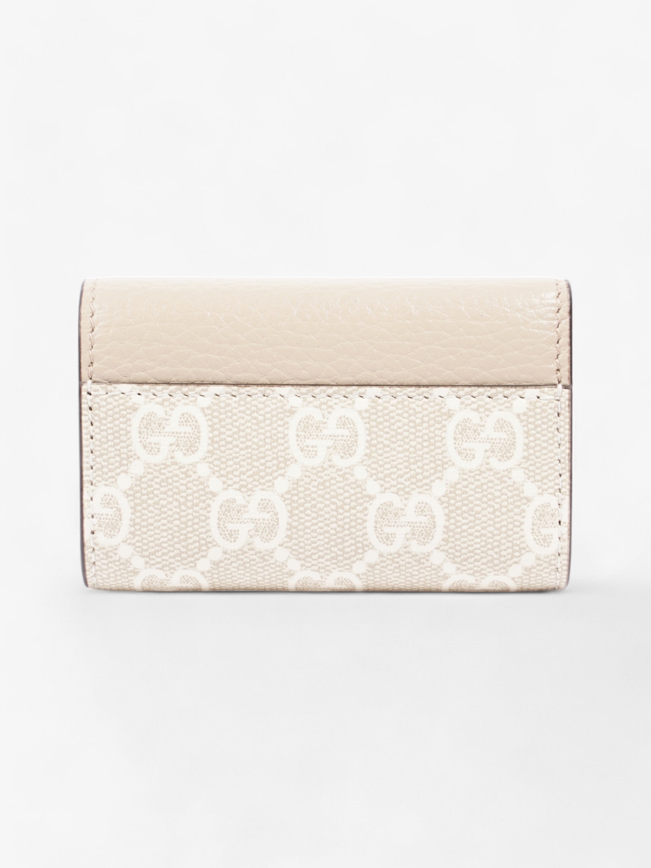 Gucci Key Case Beige Leather