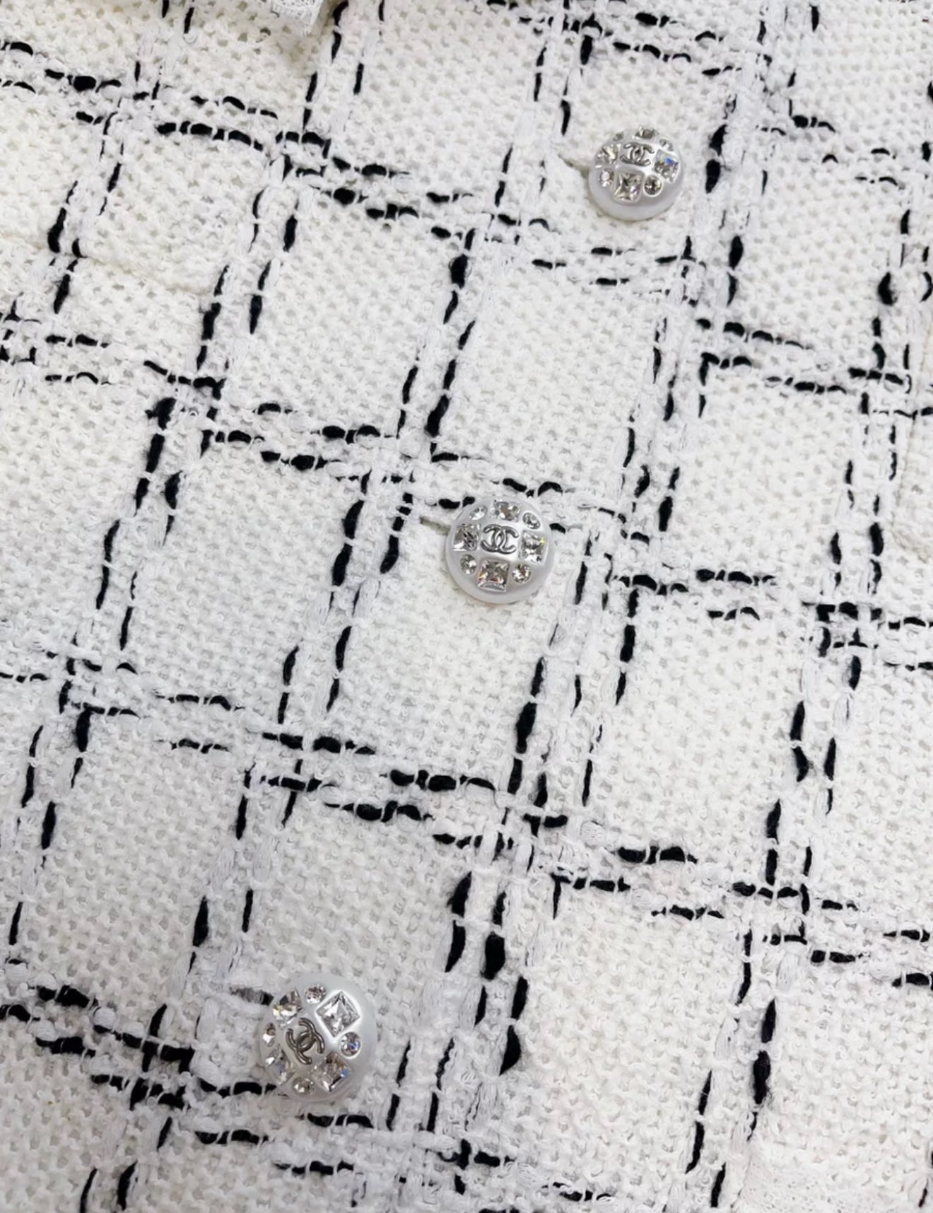 Chanel 23S White & Black jacket