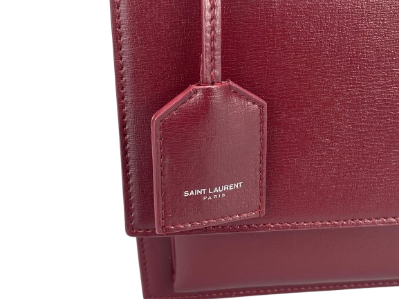 Saint Laurent Sunset bag in Burgundy