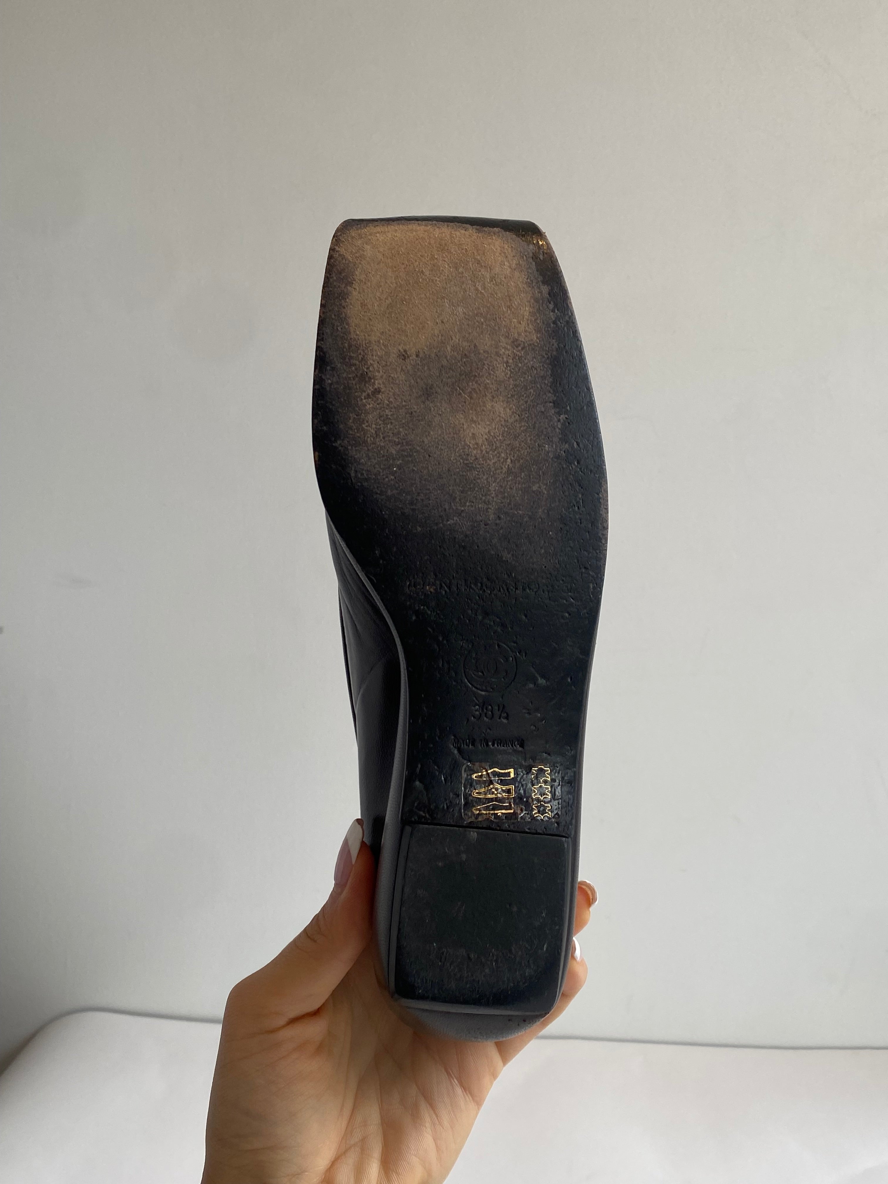 Chanel Vintage Wedge Flat - 38.5
