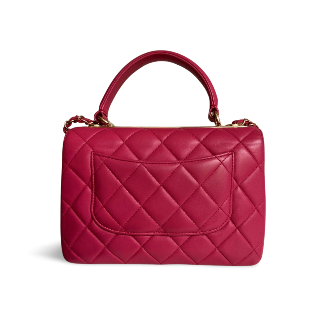 Chanel Small Trendy CC Bag in Hot Pink with Gold Hardware