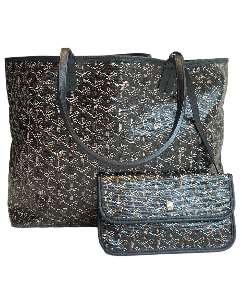 Goyard Black St. Louis PM Tote