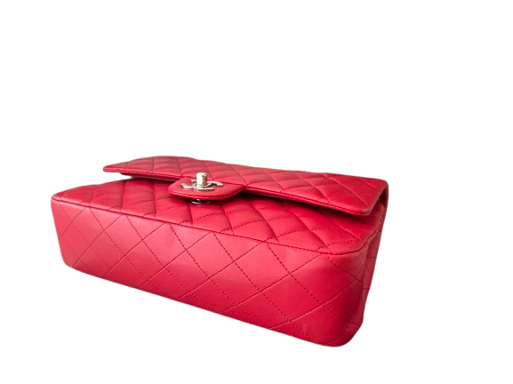Chanel Timeless Red Medium Lambskin Flap Bag