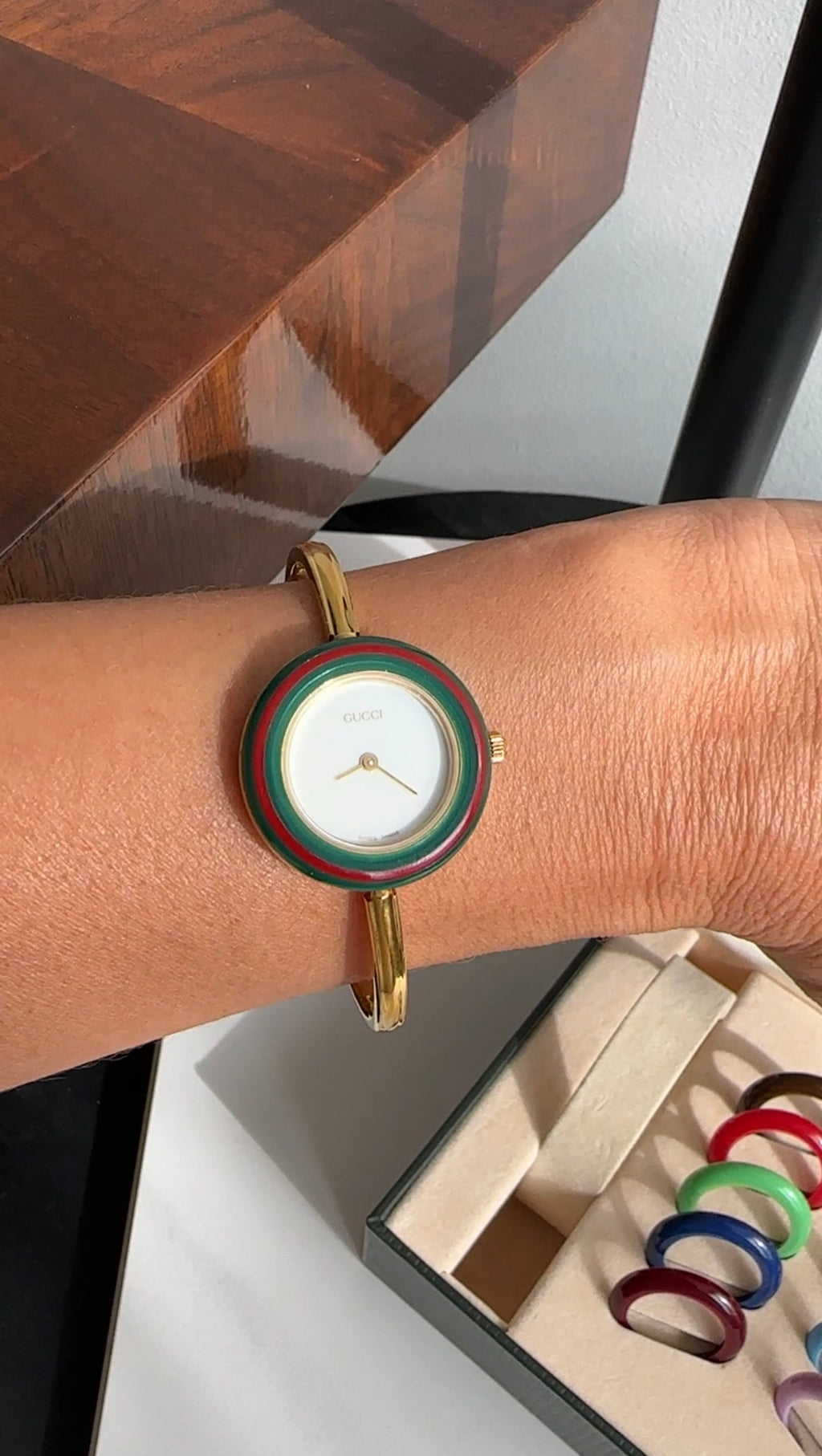 Gucci Vintage Interchangeable Bezel Bracelet Watch