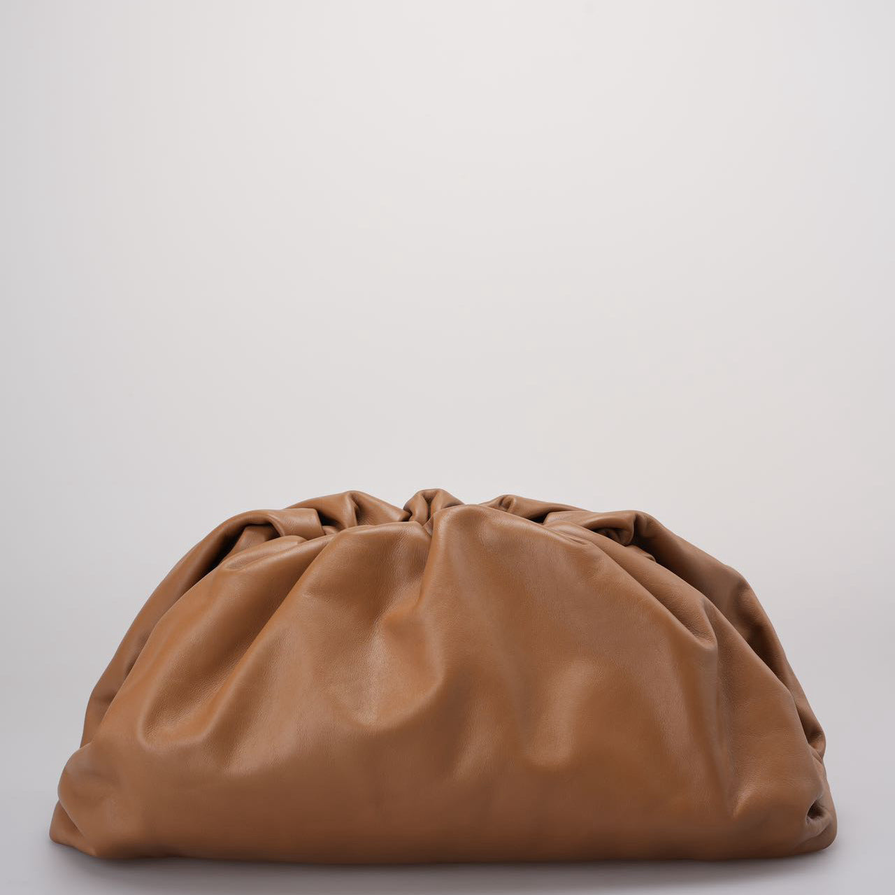 Bottega Veneta Brown Leather The Pouch Clutch