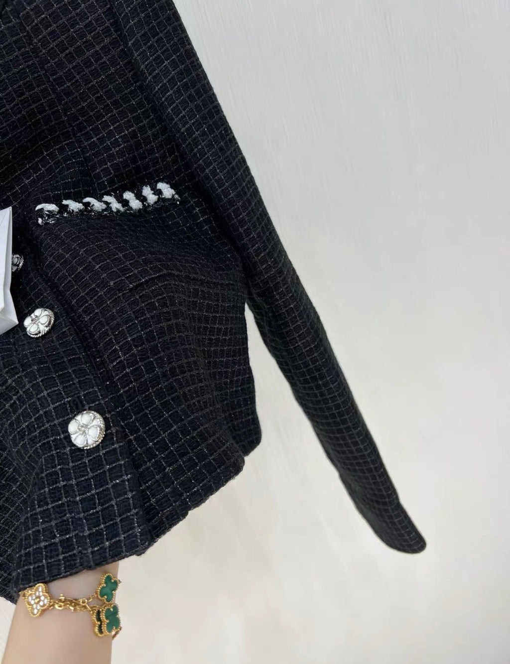 Chanel 24p black jacket size 34