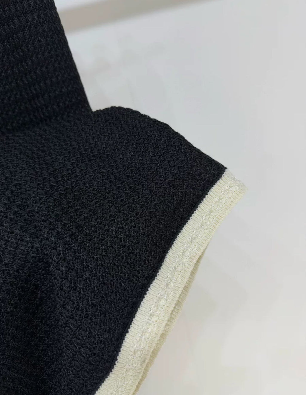 Chanel 24P black and white pants