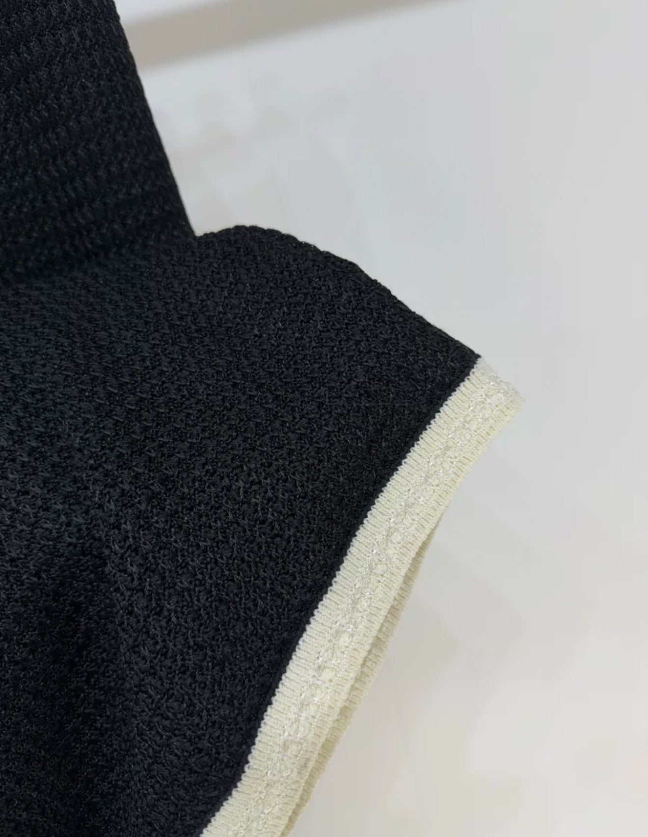 Chanel 24P black and white pants