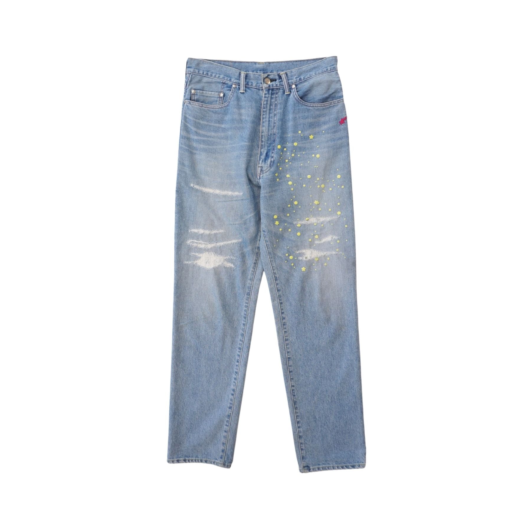 BAPE Paint Splatter Jeans - Men's M