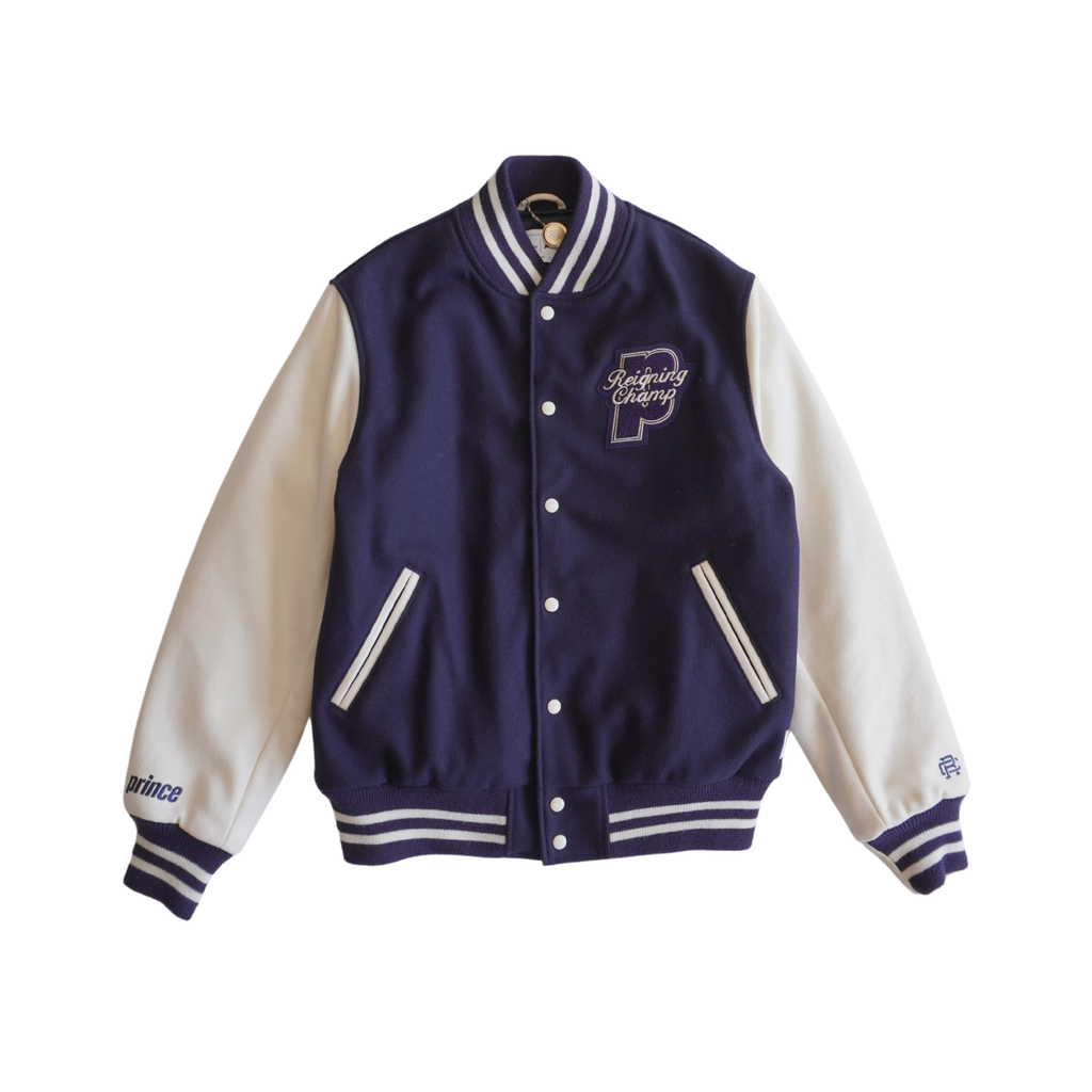 Reigning Champ 'Prince' Varsity Jacket - Men's L