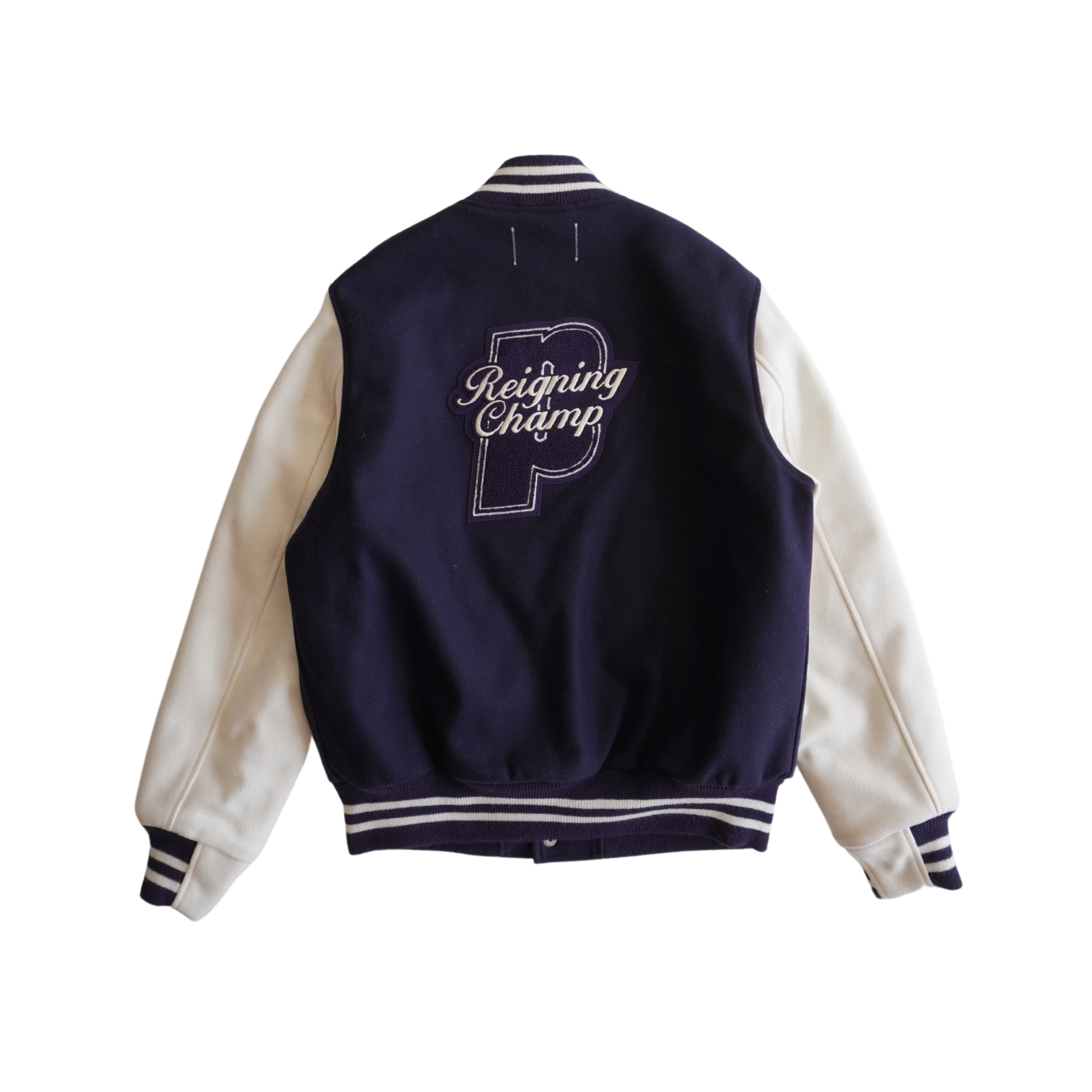 Reigning Champ 'Prince' Varsity Jacket - Men's L