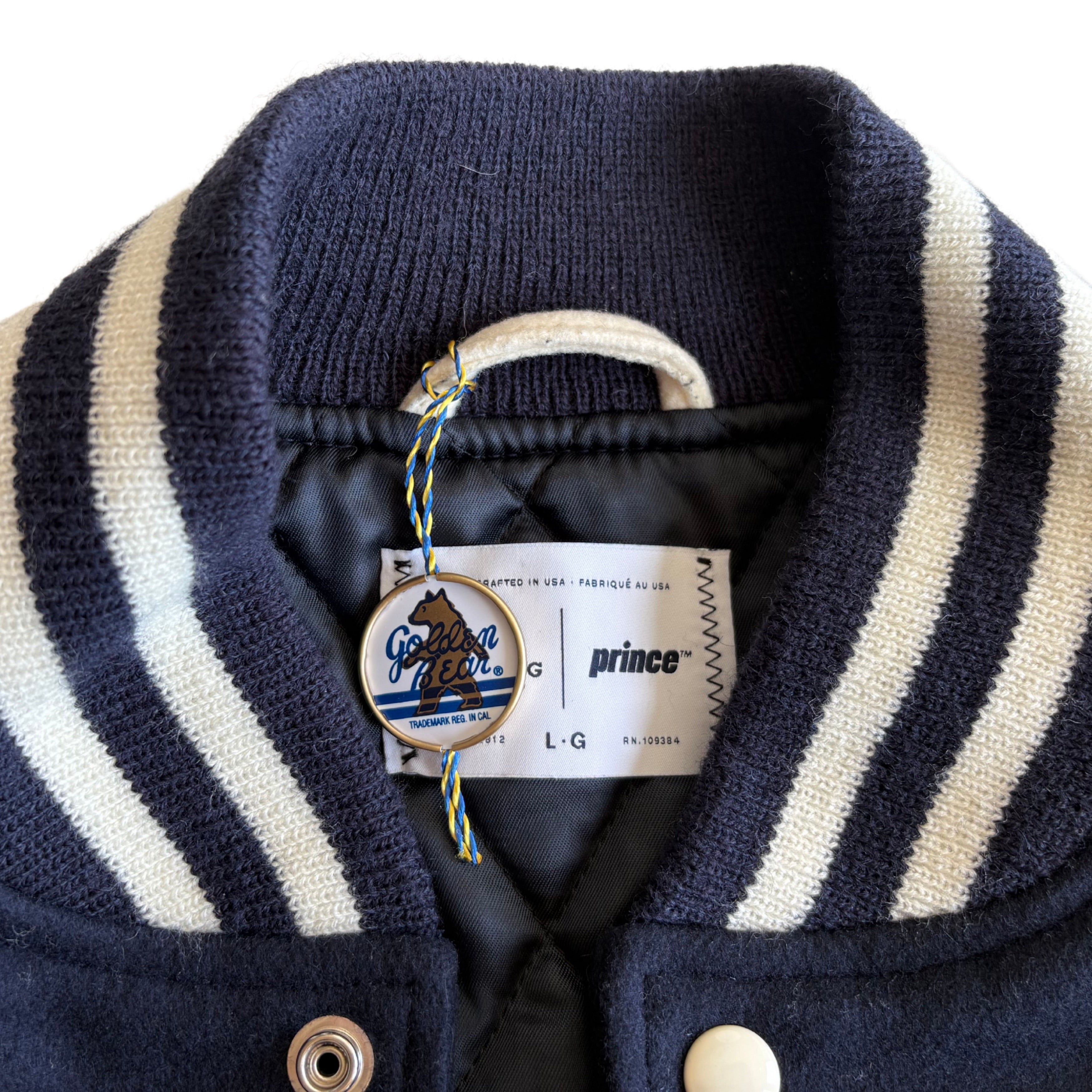 Reigning Champ 'Prince' Varsity Jacket - Men's L
