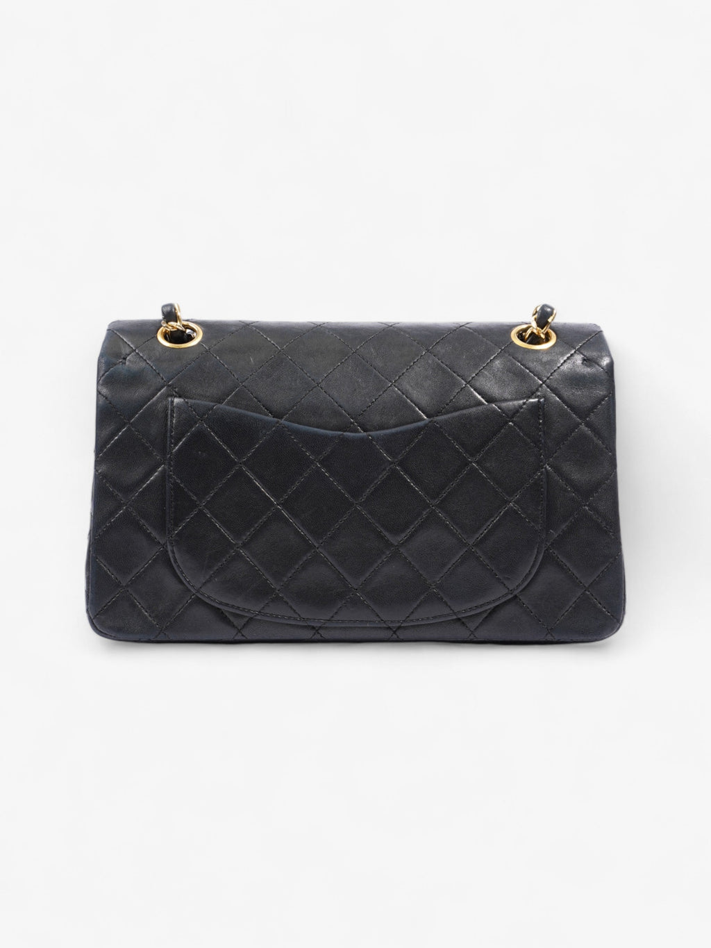 Chanel Classic Double Flap Black Lambskin Leather Small