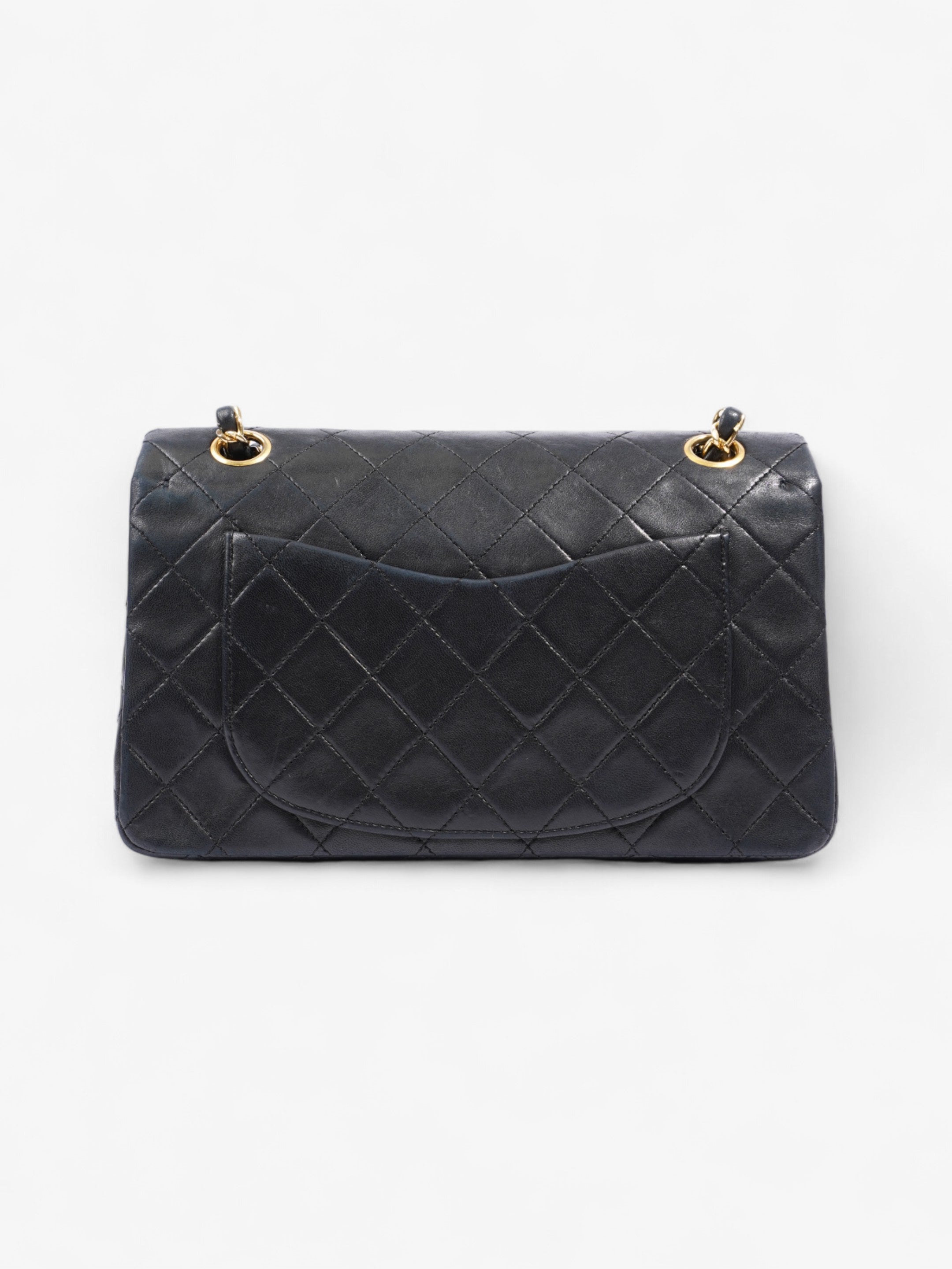 Chanel Classic Double Flap Black Lambskin Leather Small