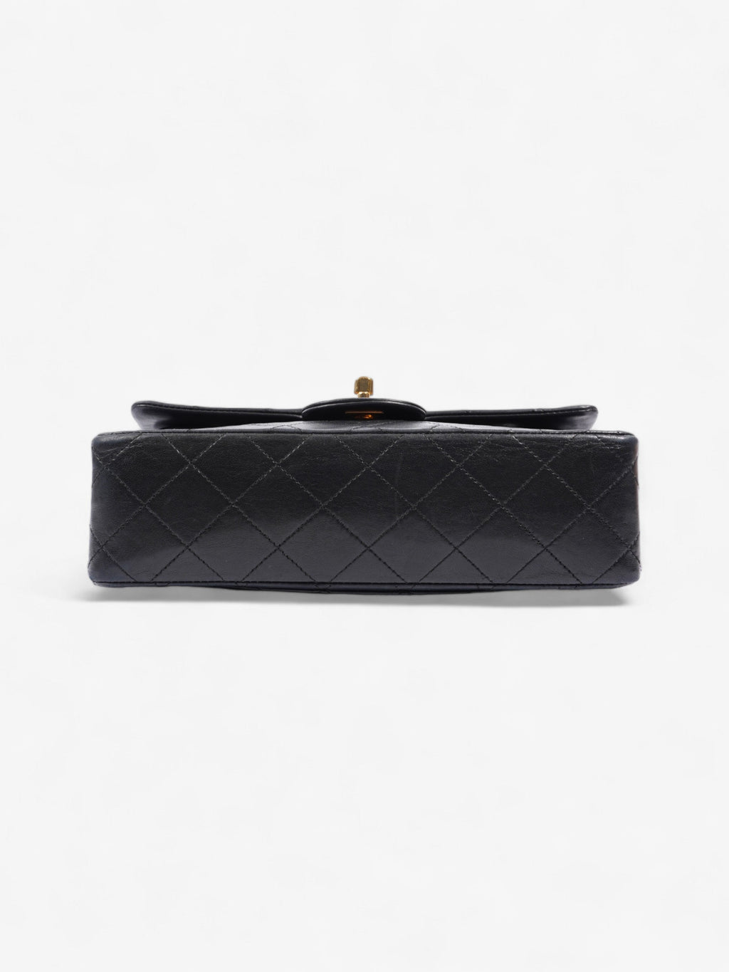 Chanel Classic Double Flap Black Lambskin Leather Small