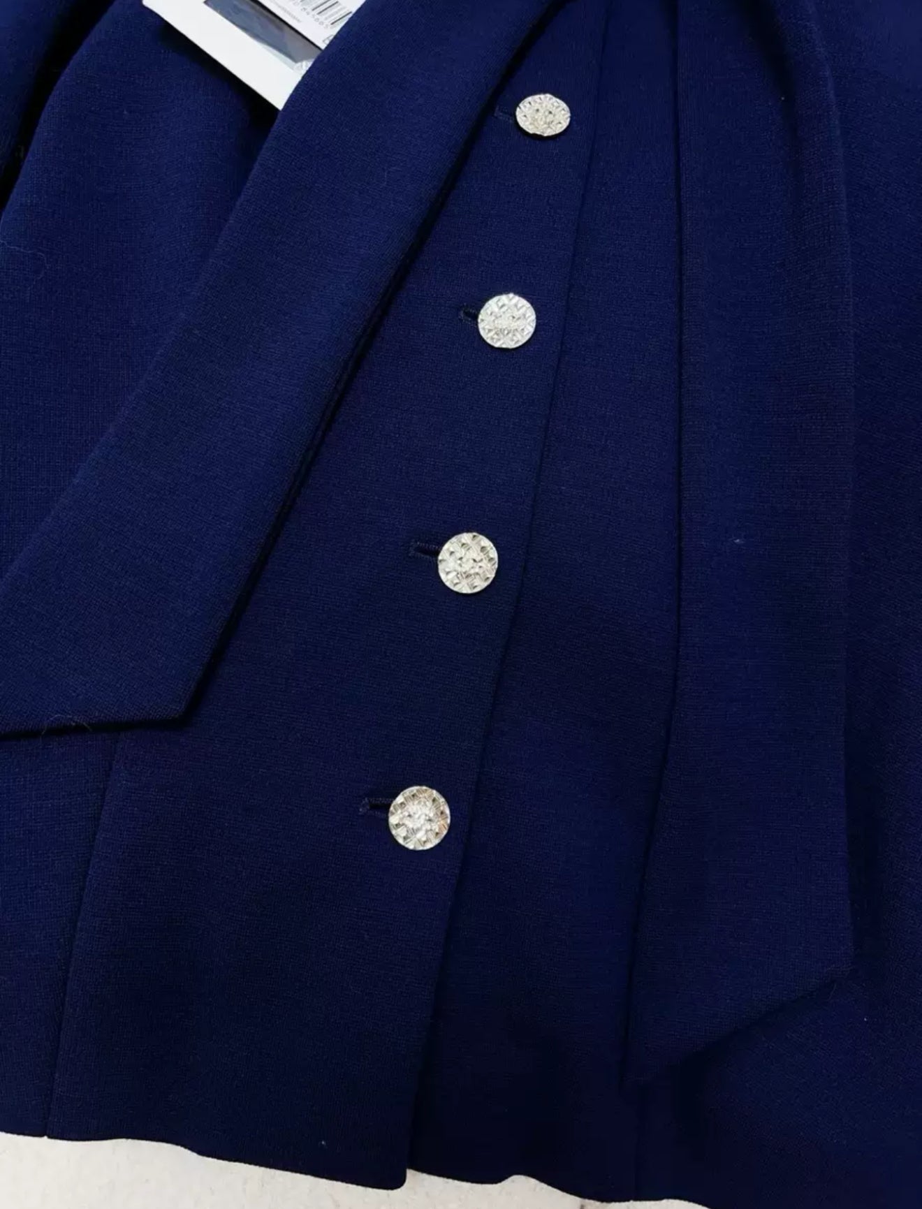 Chanel 22A Navy Blue Jacket