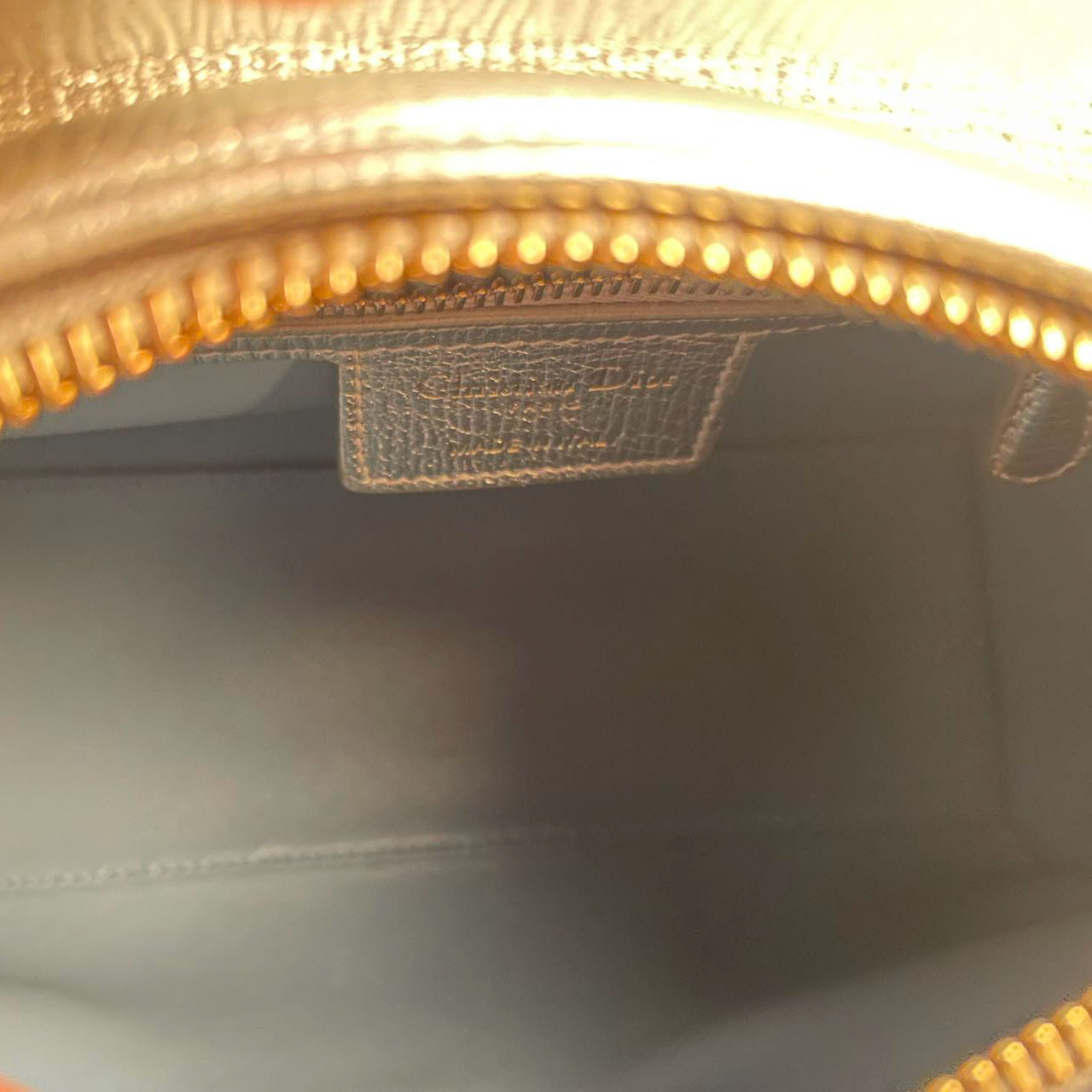 Christian Dior Leather Lady Dior Shoulder Bag in Silver Limited Edition