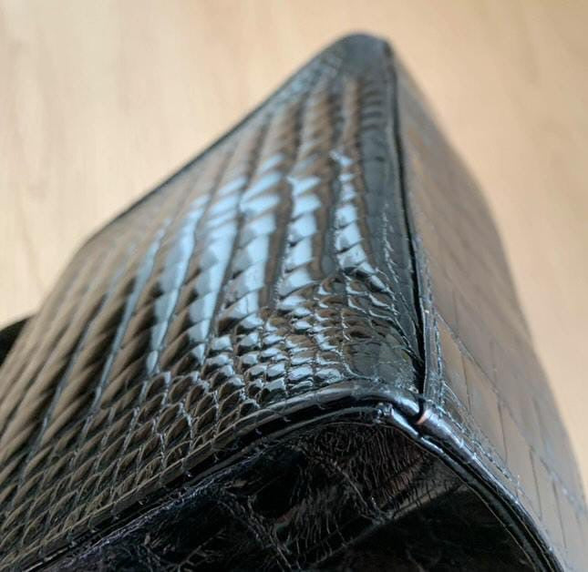Chanel 1996-1997 Black Crocodile Mini Kelly bag