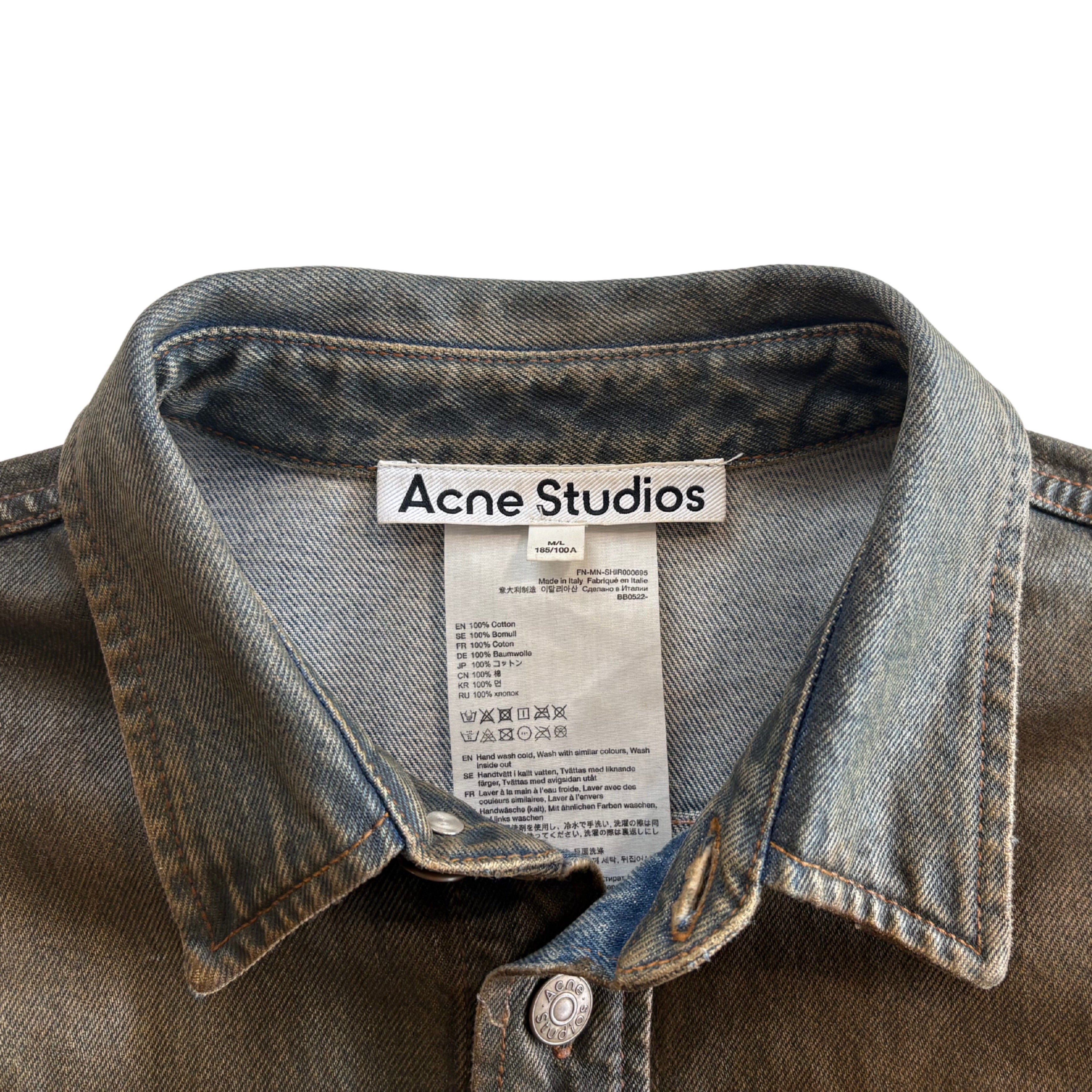 Acne Studios 'Sedir' Denim Shirt - Men's M/L