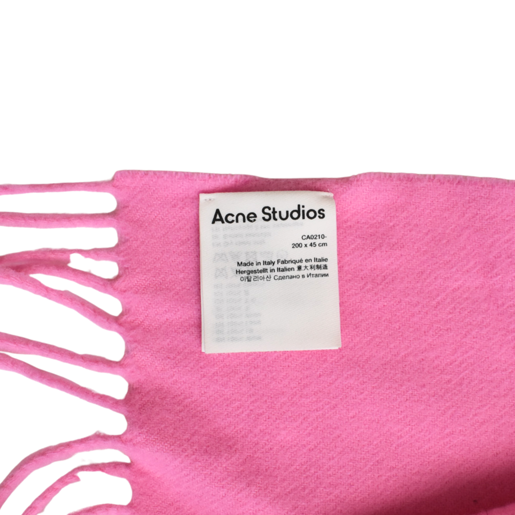 Acne 'Canada Narrow' Fringe Scarf