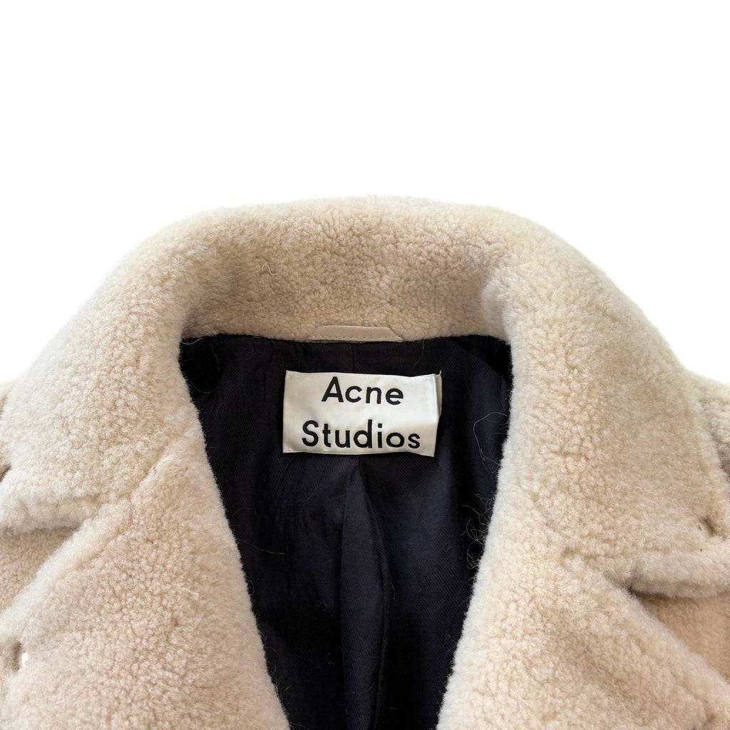 Acne 'Merlyn Shear' Aviator Jacket - Women's 34