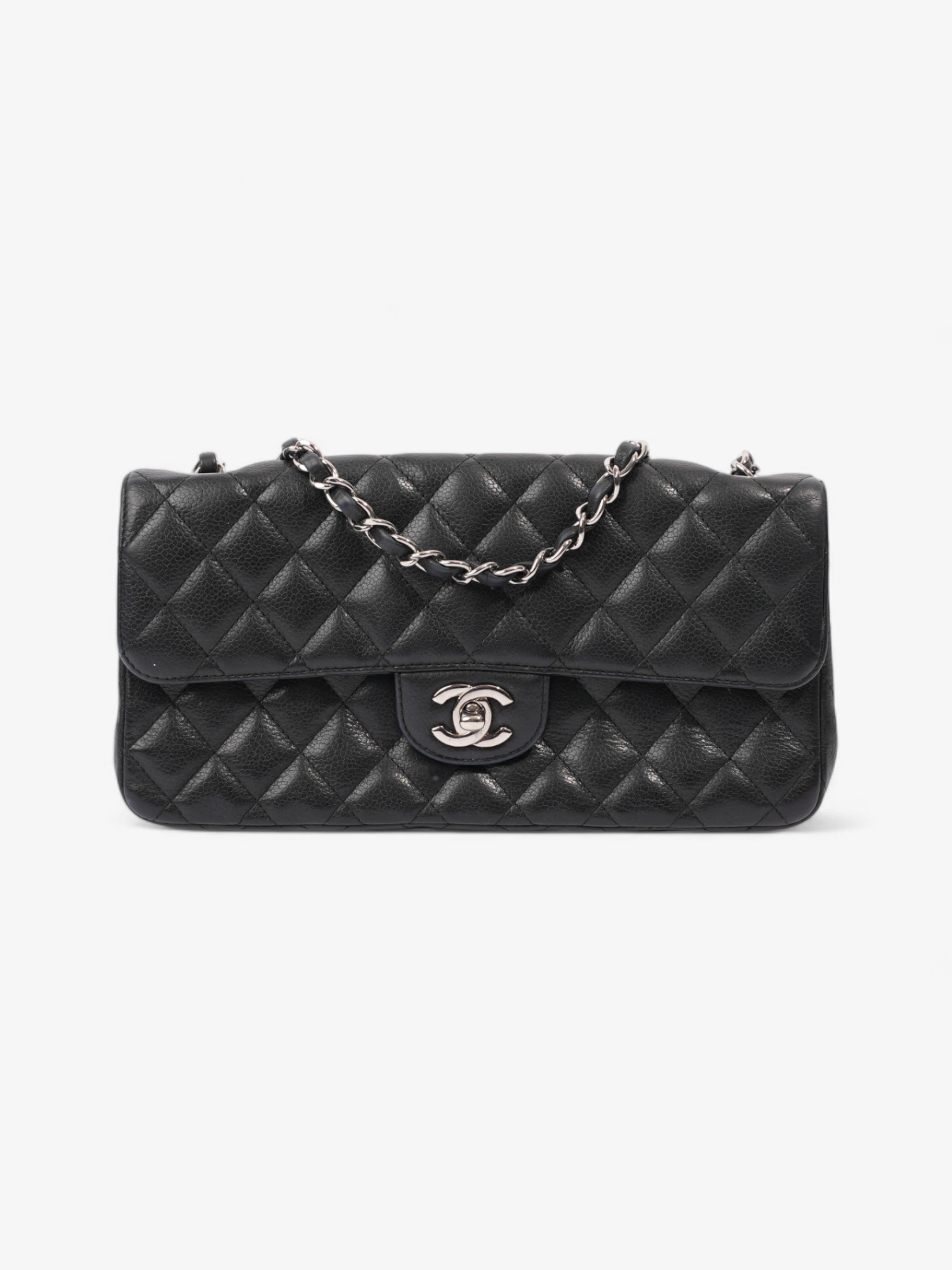 Chanel East West Black Caviar Leather