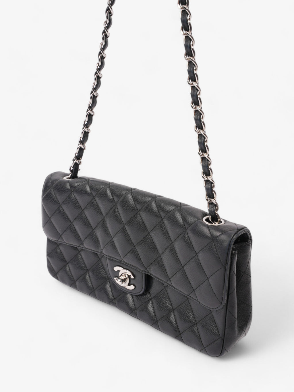 Chanel East West Black Caviar Leather