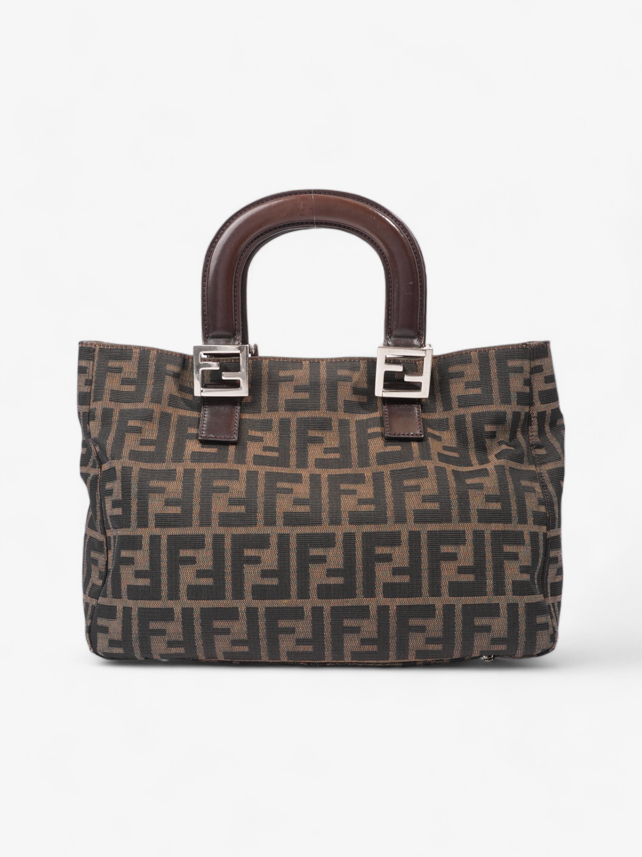 Fendi Zucca Tote Brown Canvas