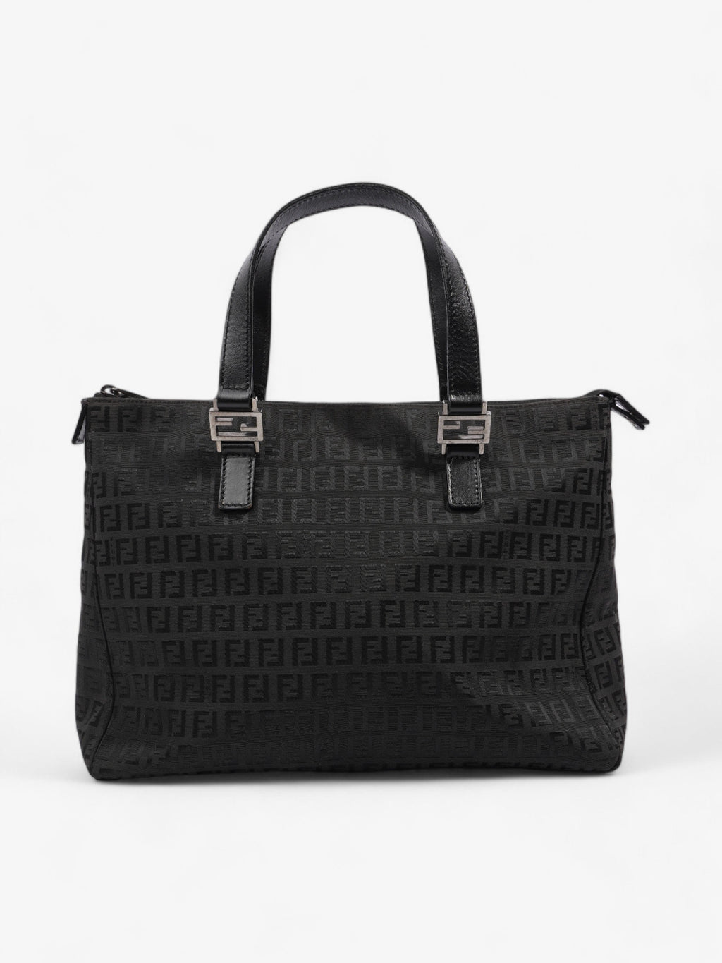 Fendi Zucca Tote Black Canvas