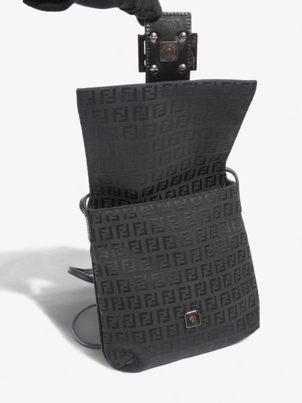 Fendi Zucchino Black Canvas
