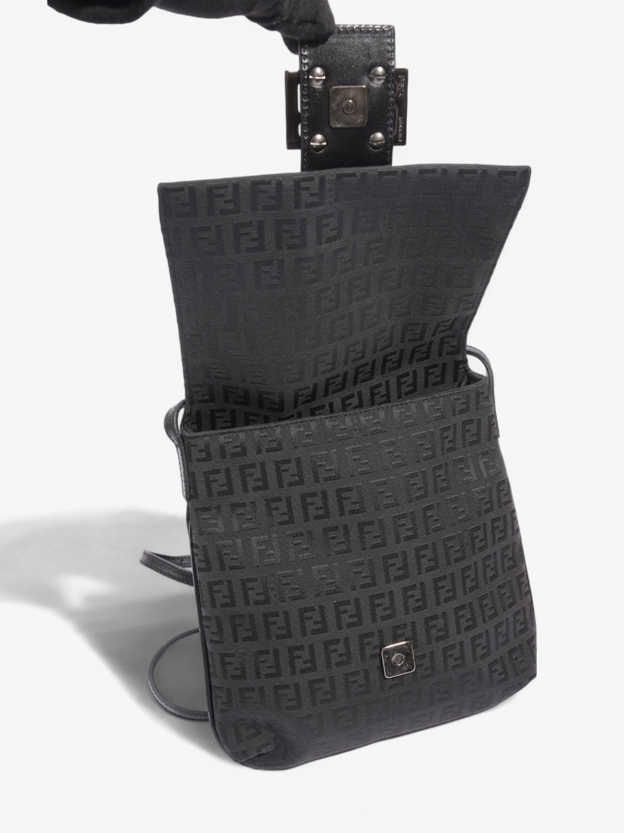 Fendi Zucchino Black Canvas