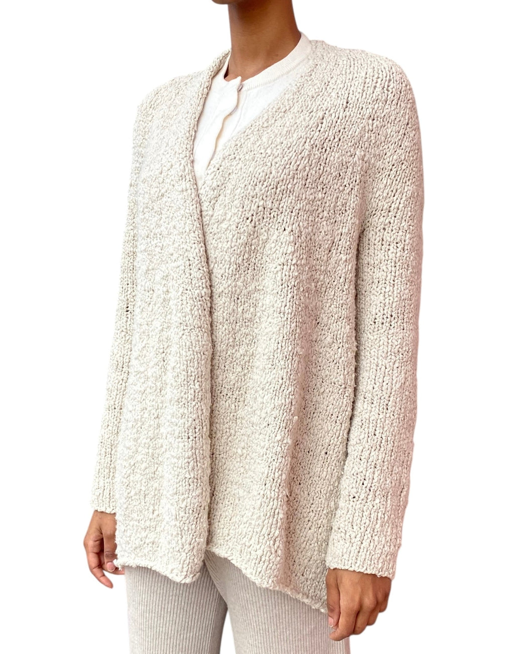 Lauren Manoogian Cream Cotton Knit igan - 1 / US 4-6