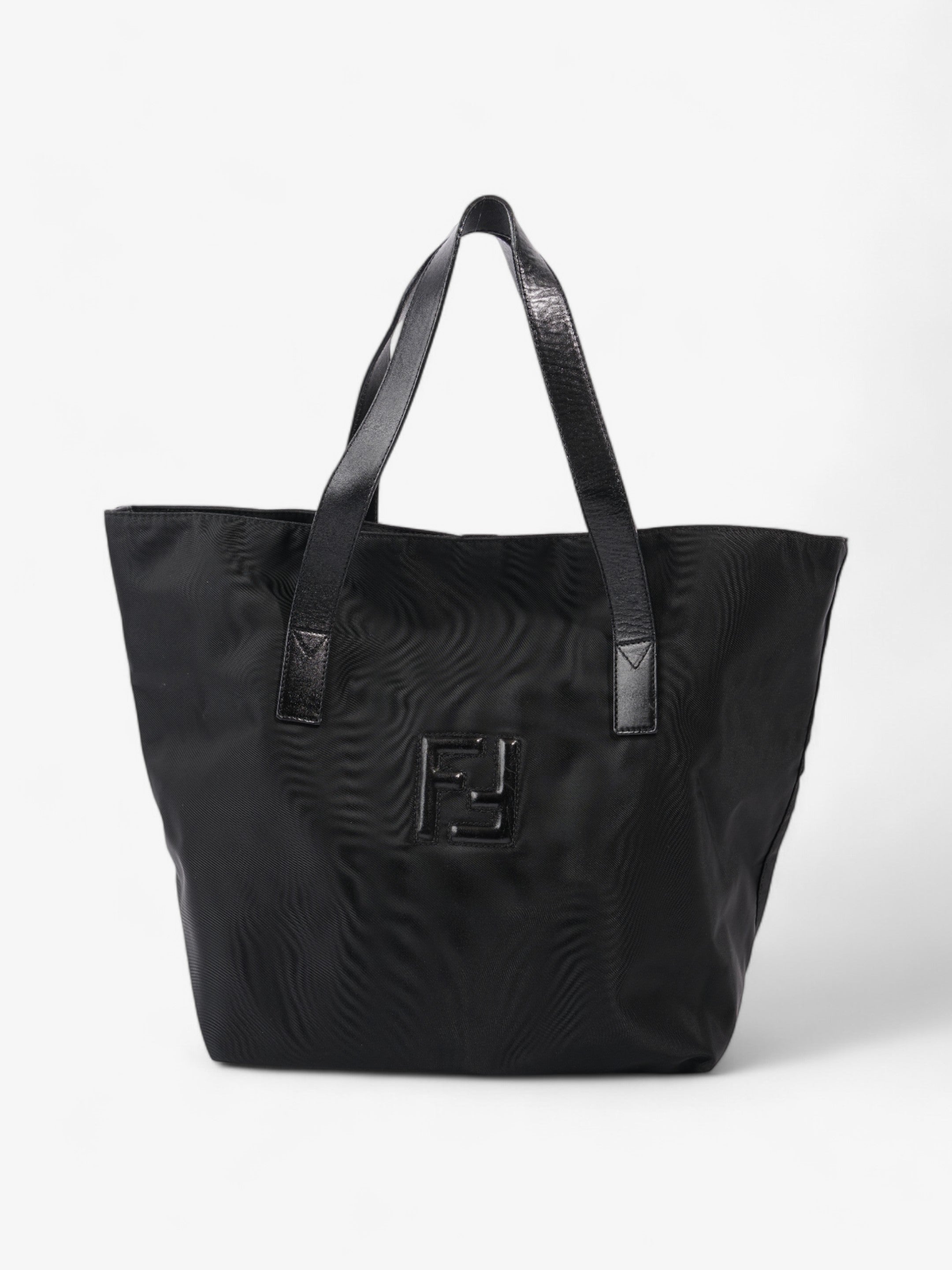 Fendi FF Tote Black Nylon