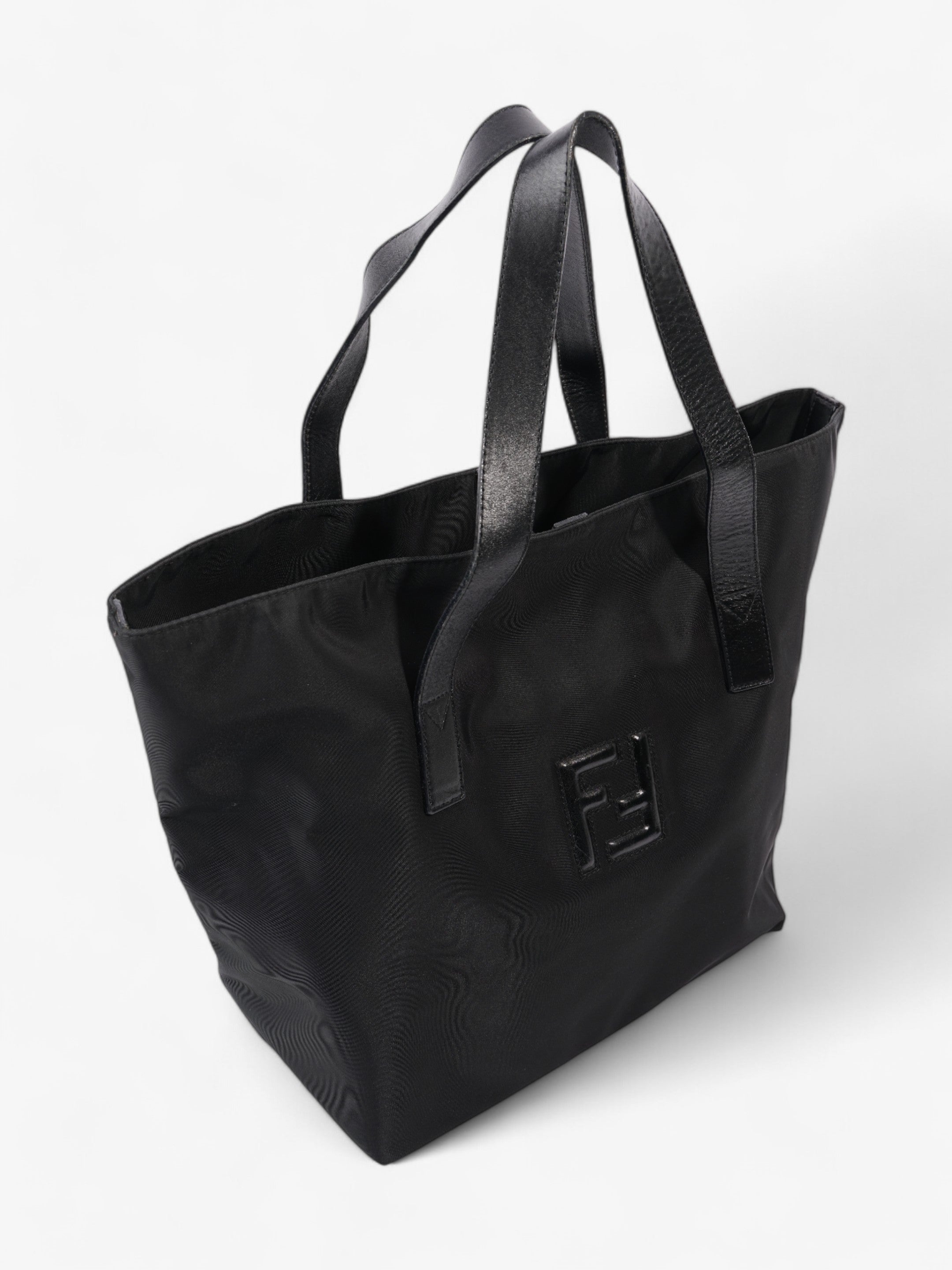 Fendi FF Tote Black Nylon