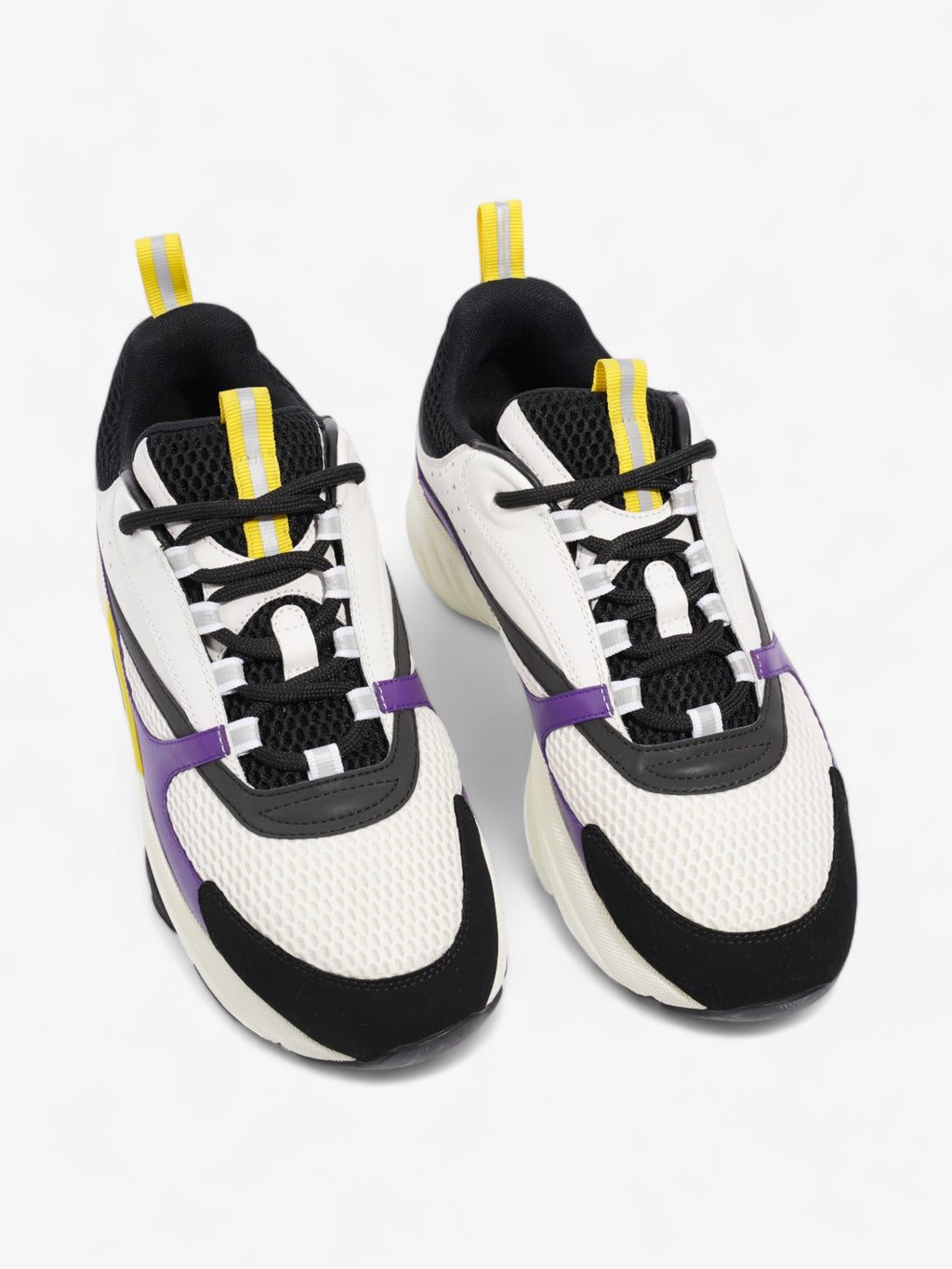 Christian Dior B22 White / Purple / Yellow Mesh EU 42 UK 8