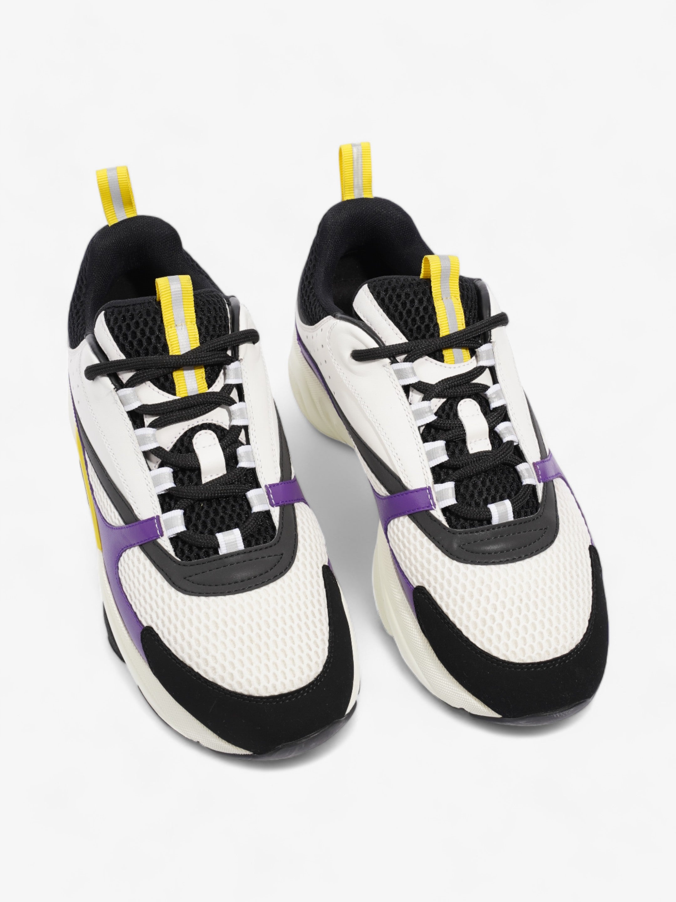 Christian Dior B22 White / Purple / Yellow Mesh EU 42 UK 8