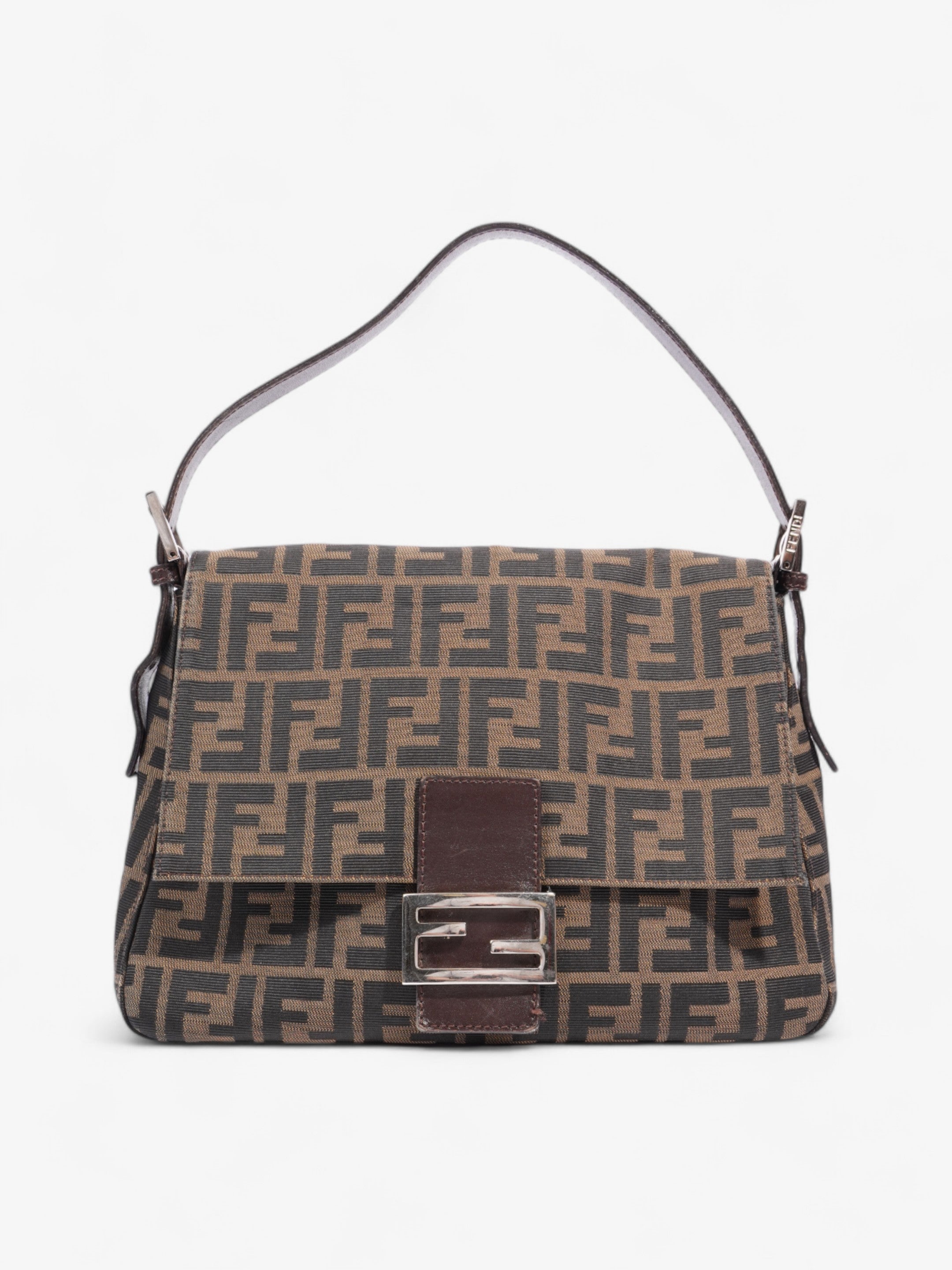 Fendi Mamma Baguette Tobacco / Brown Canvas