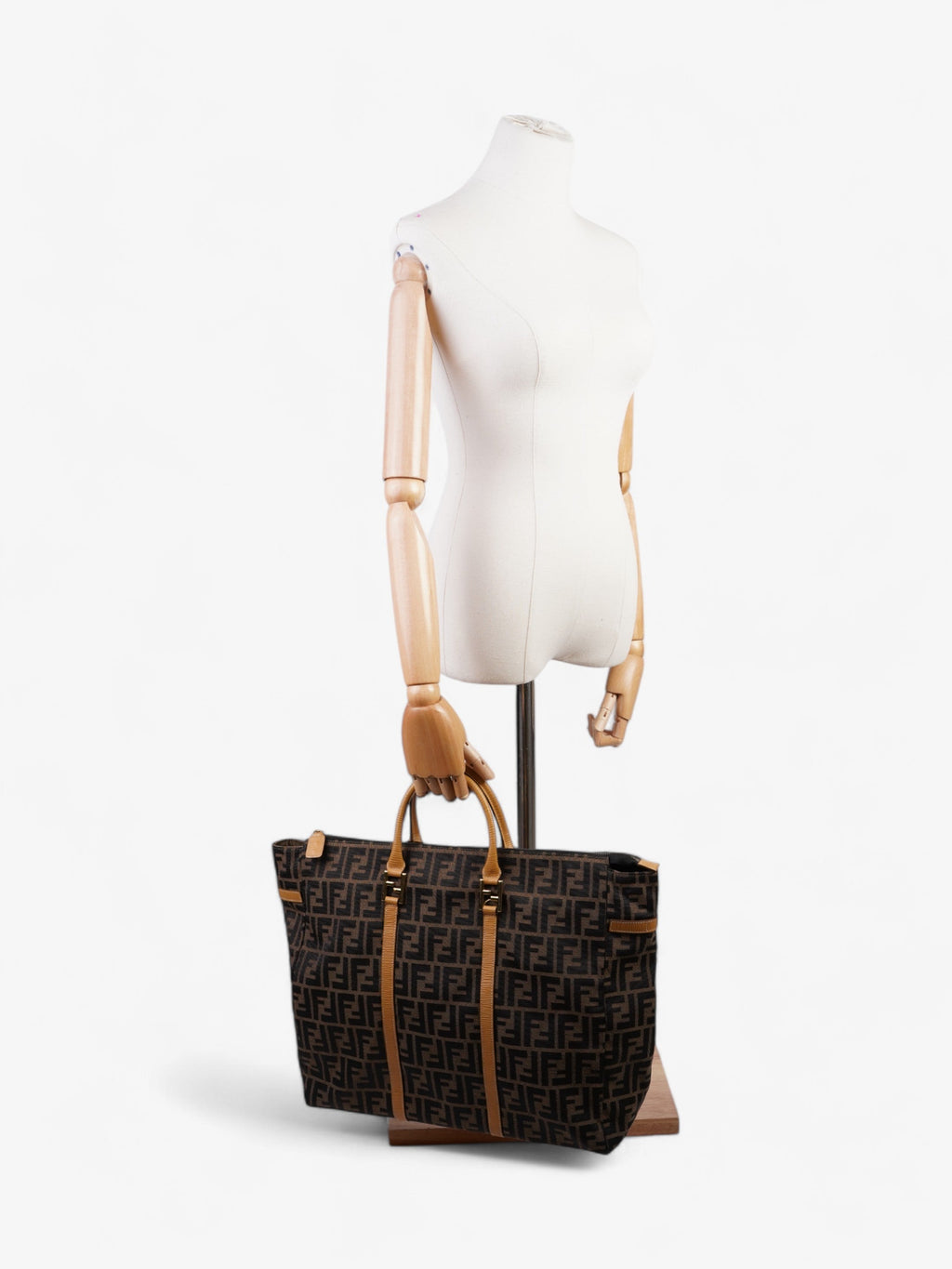 Fendi Zucca Weekender Tote Brown Canvas