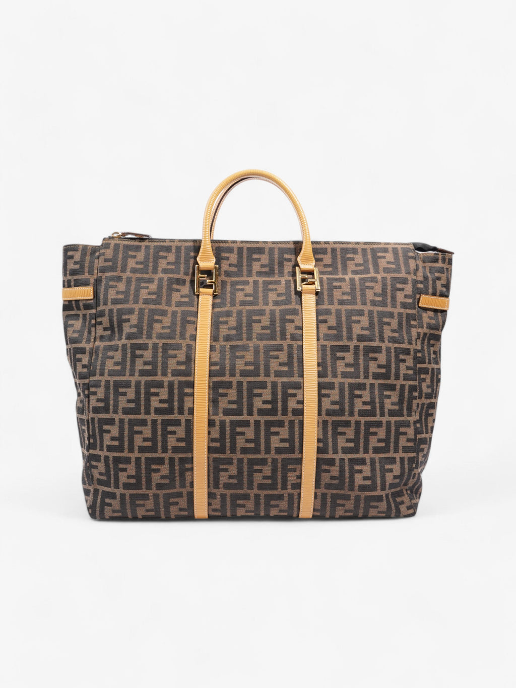 Fendi Zucca Weekender Tote Brown Canvas