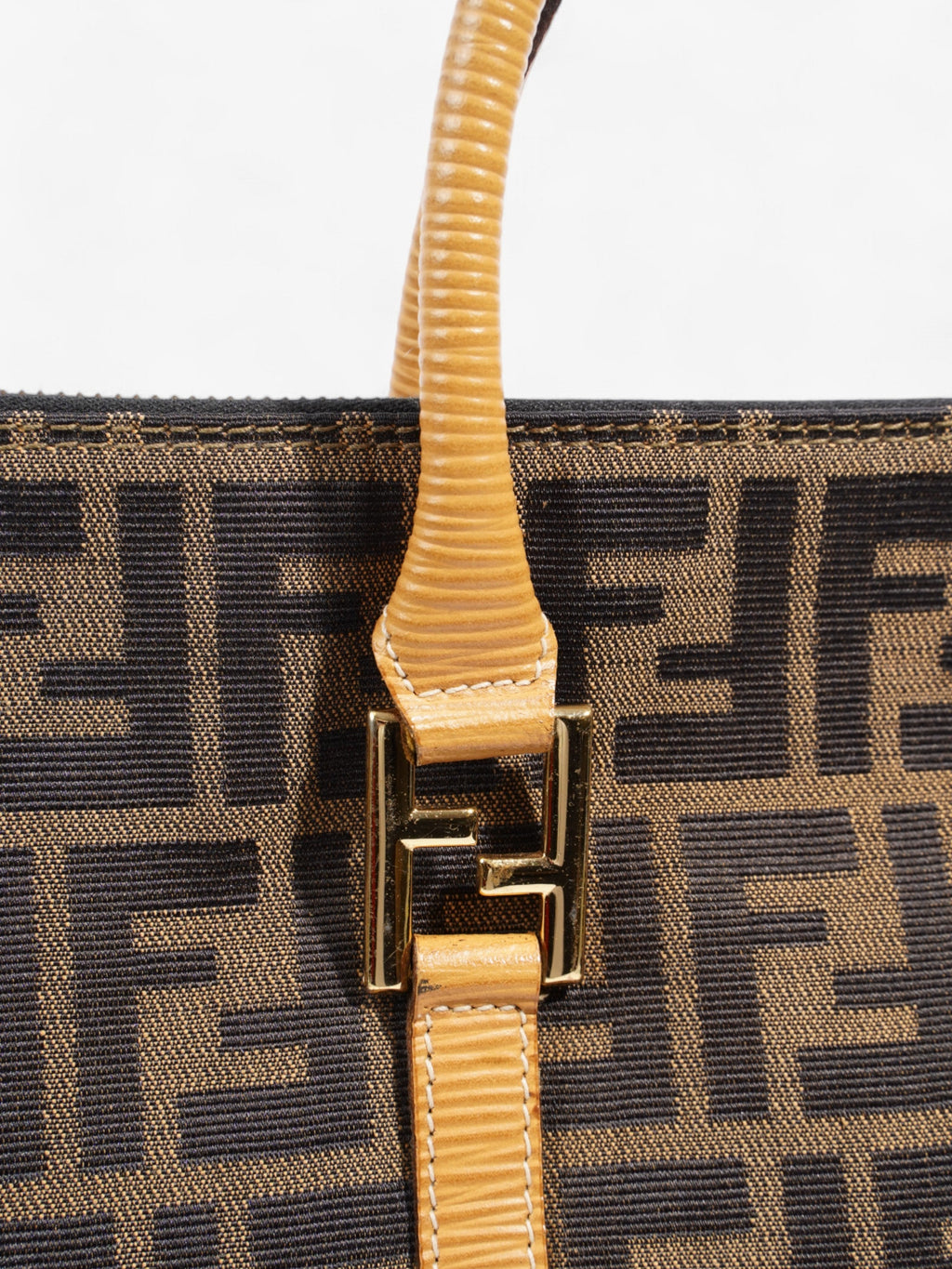 Fendi Zucca Weekender Tote Brown Canvas