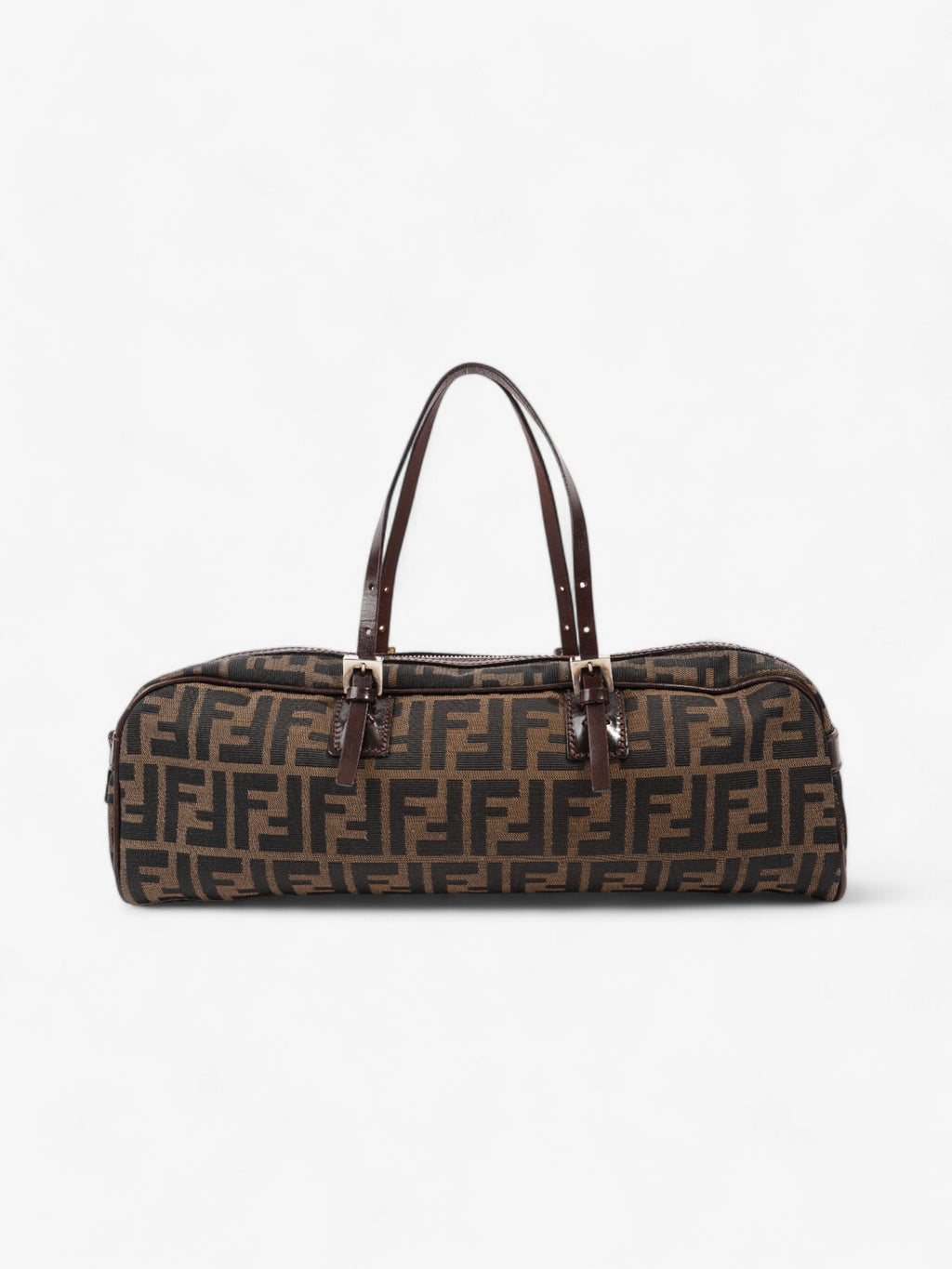 Fendi Zucca Shoulder Bag Brown / Tobacco Canvas