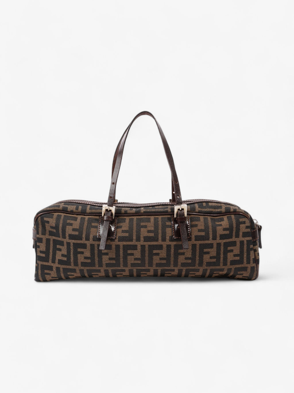 Fendi Zucca Shoulder Bag Brown / Tobacco Canvas