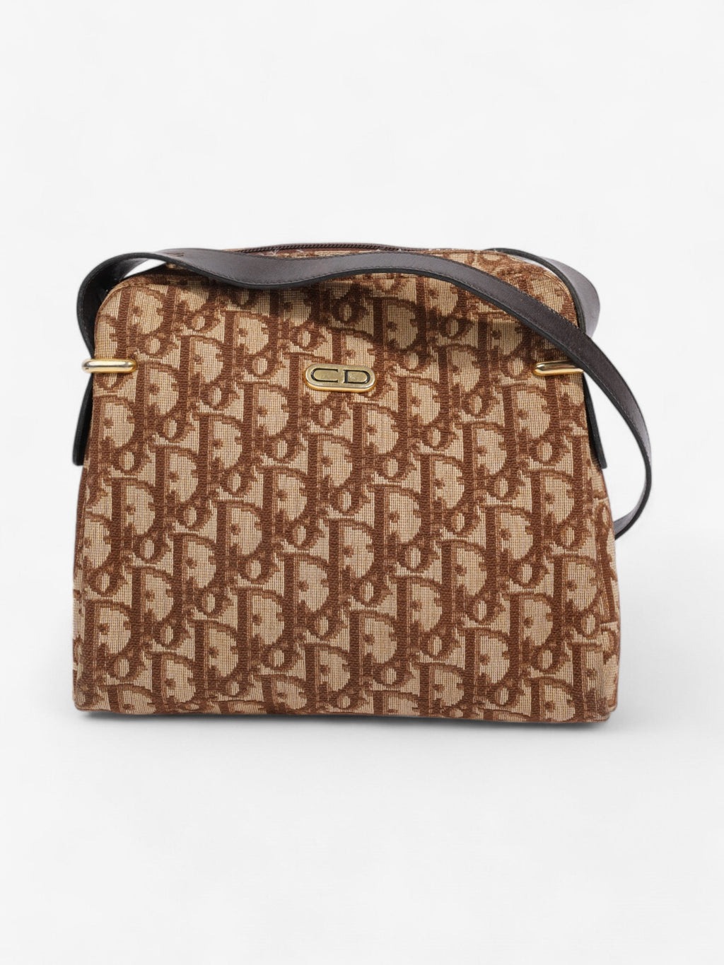 Christian Dior Vintage Trotter Brown Canvas