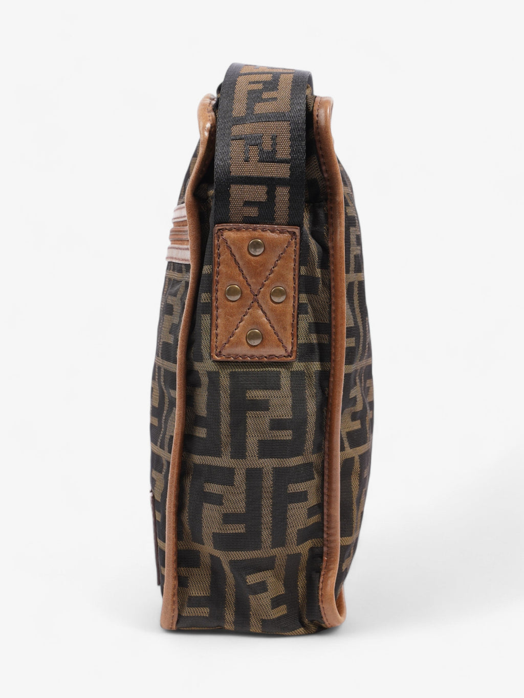 Fendi Messenger Bag Monogram Coated Canvas