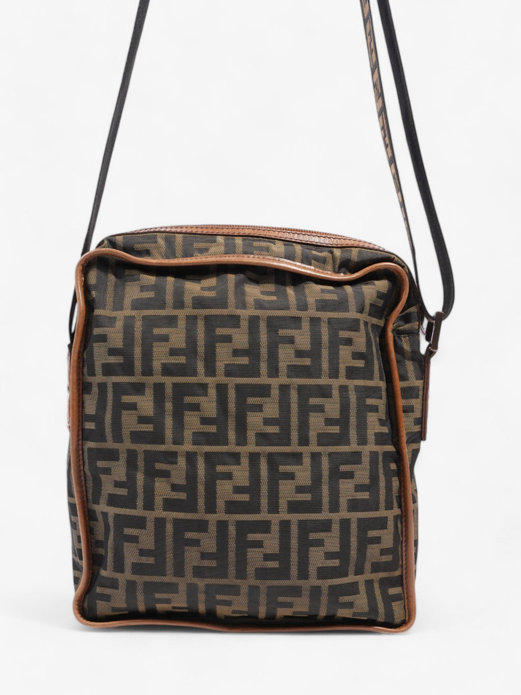 Fendi Messenger Bag Monogram Coated Canvas