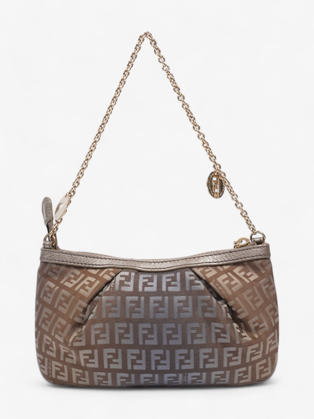 Fendi Zucca Ombre Pochette Brown  Canvas
