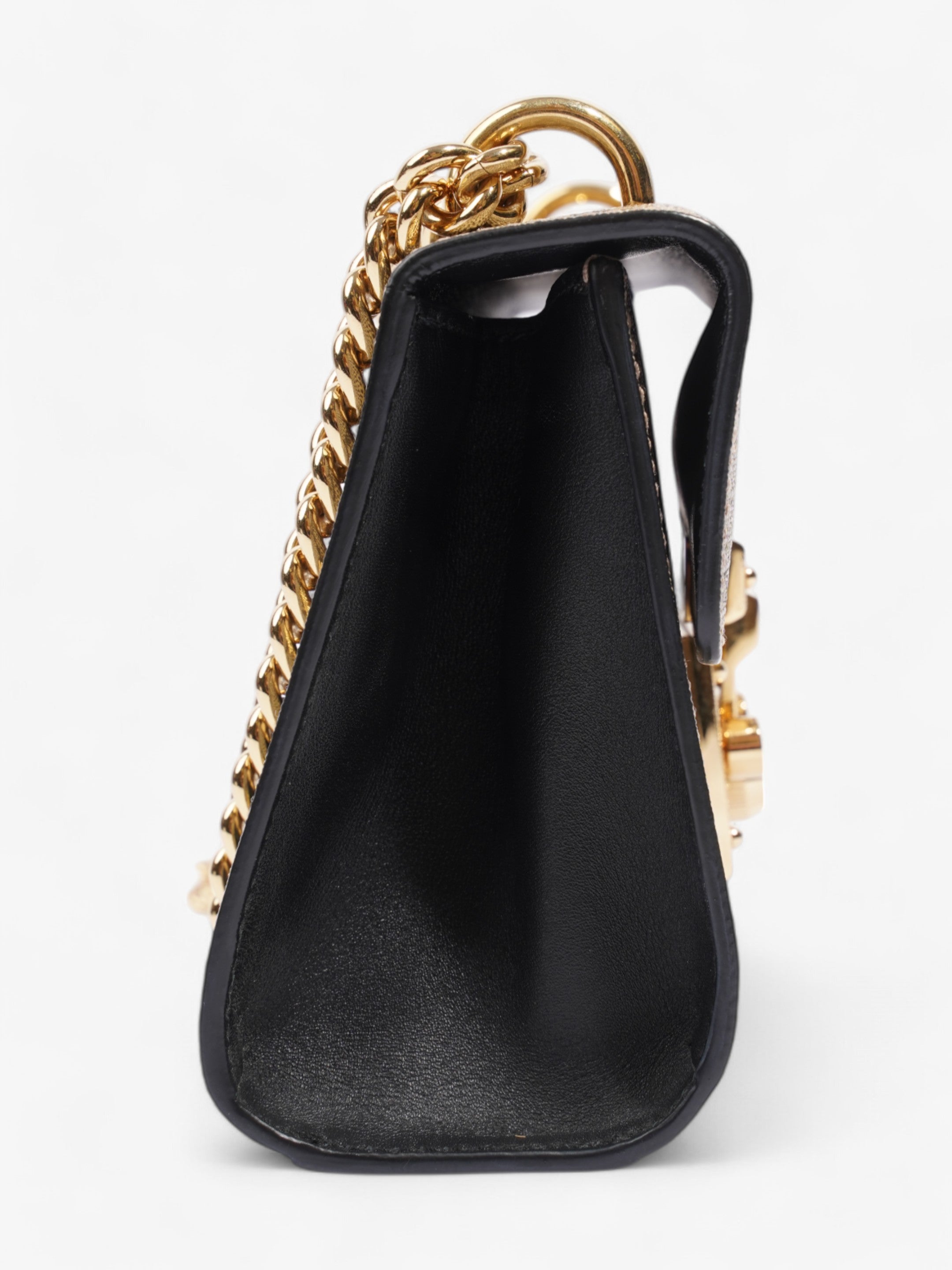 Gucci Padlock Bee Chain Shoulder Supreme Coated Canvas Small
